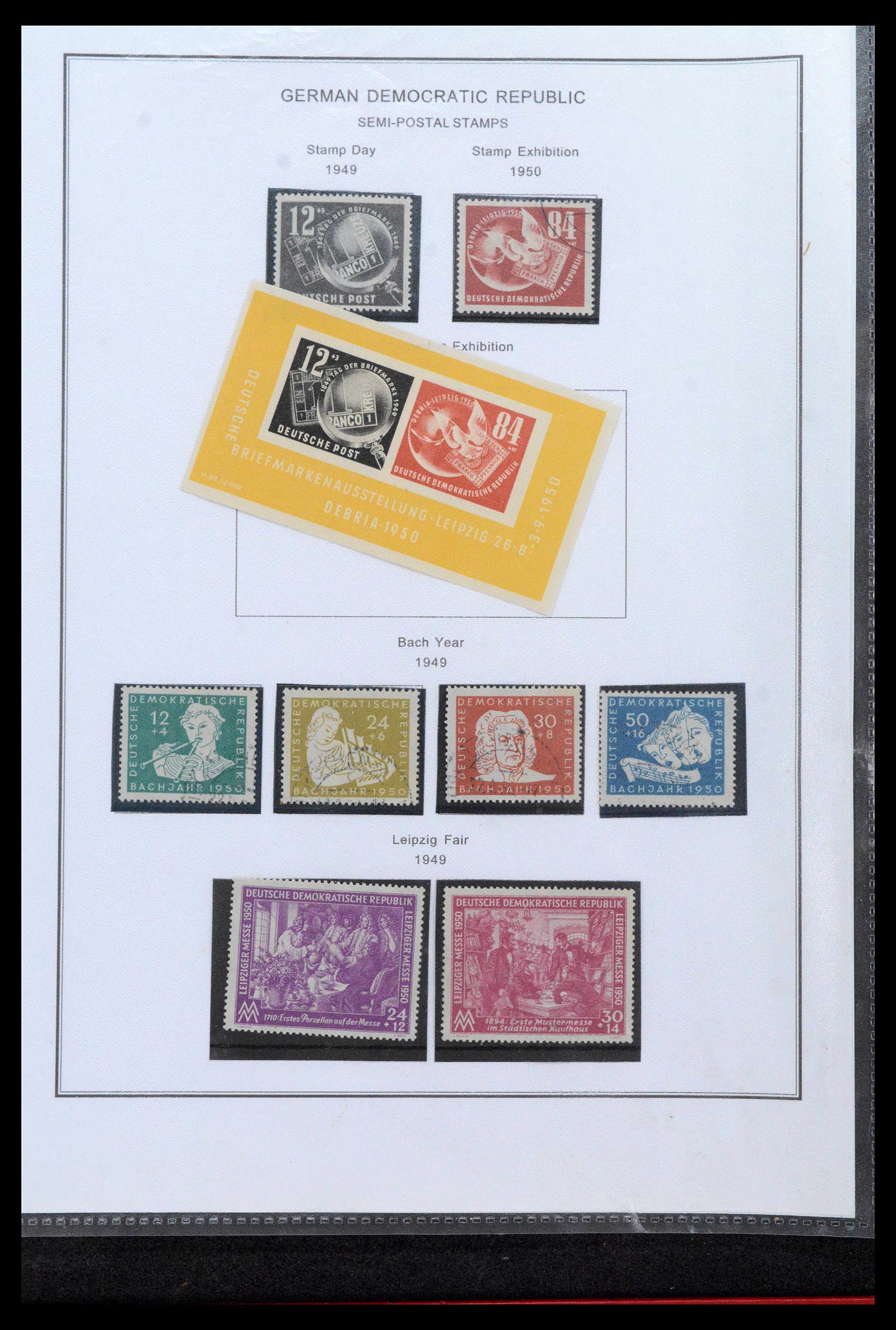 39351 0002 - Stamp collection 39351 GDR 1949-1990.