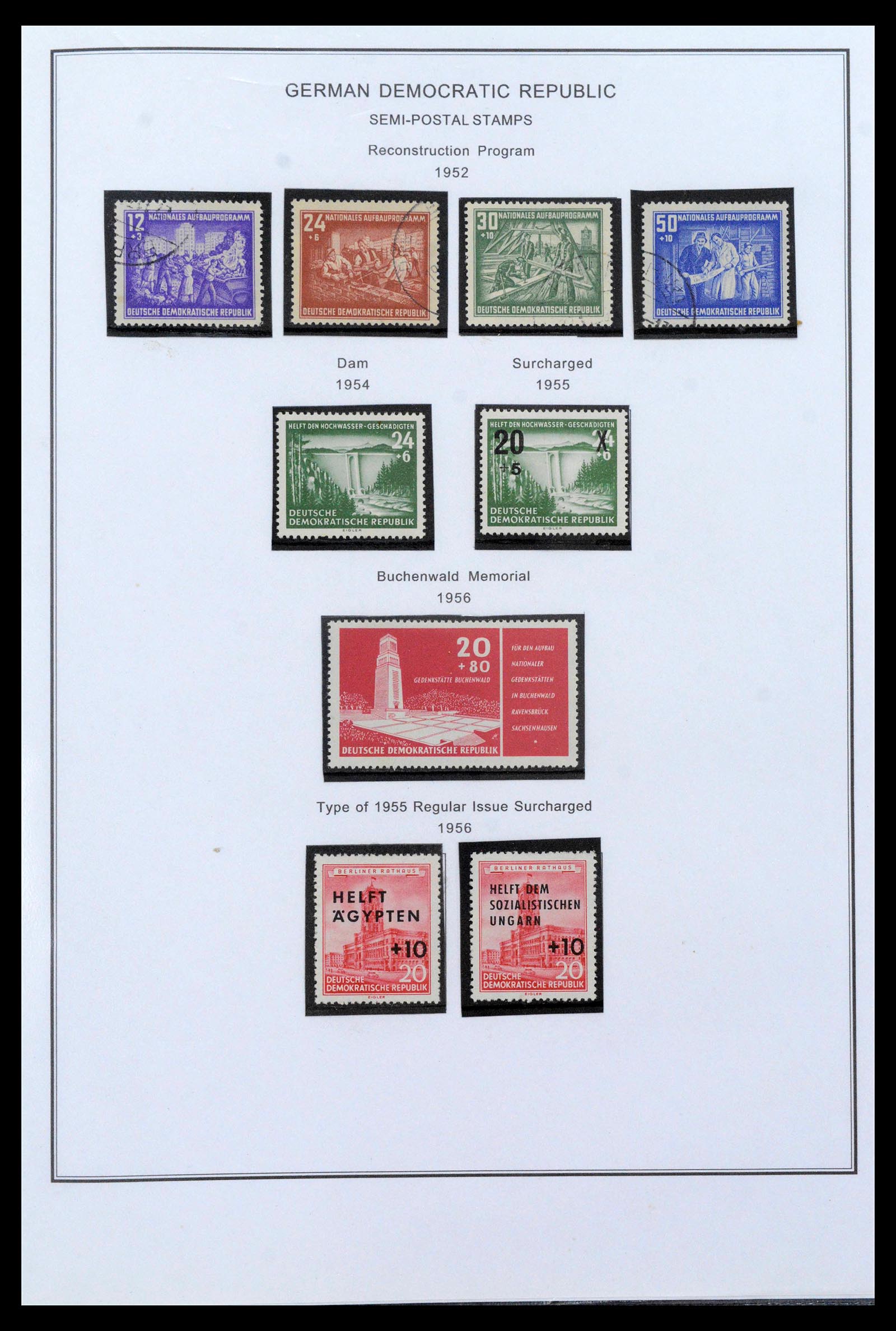 39351 0005 - Stamp collection 39351 GDR 1949-1990.