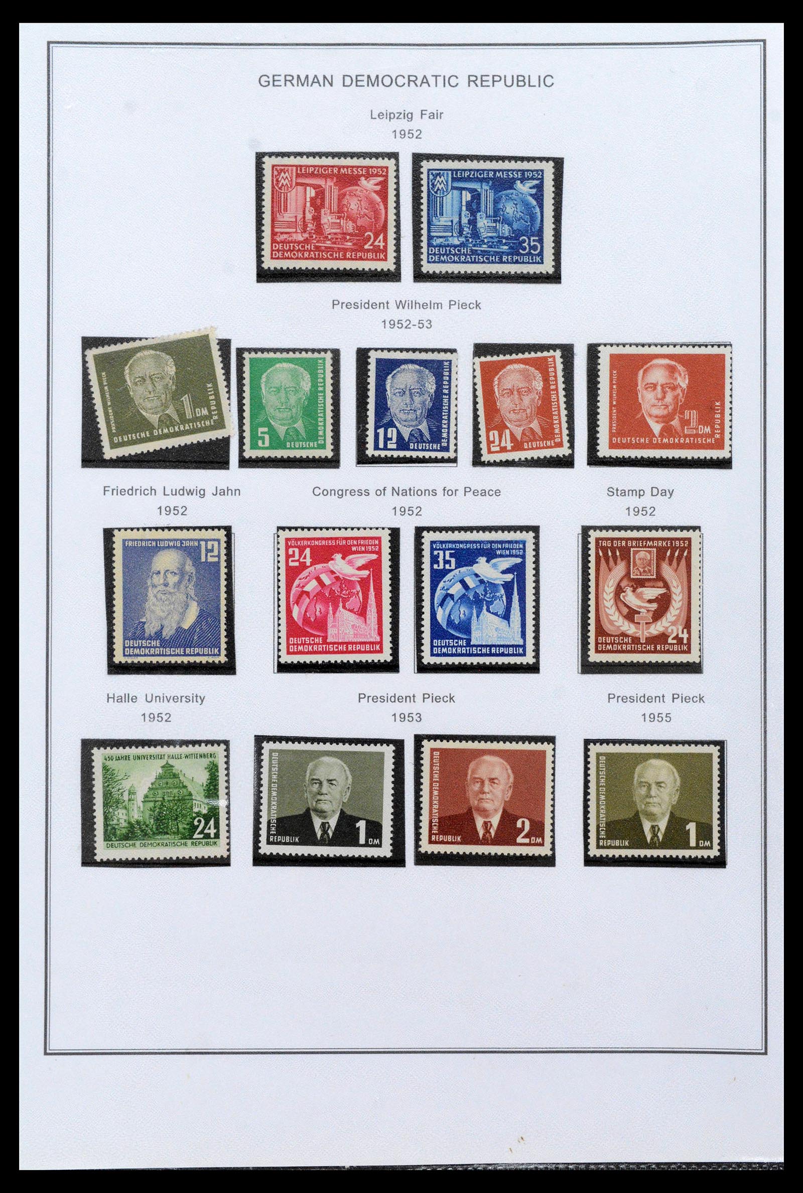 39351 0008 - Stamp collection 39351 GDR 1949-1990.