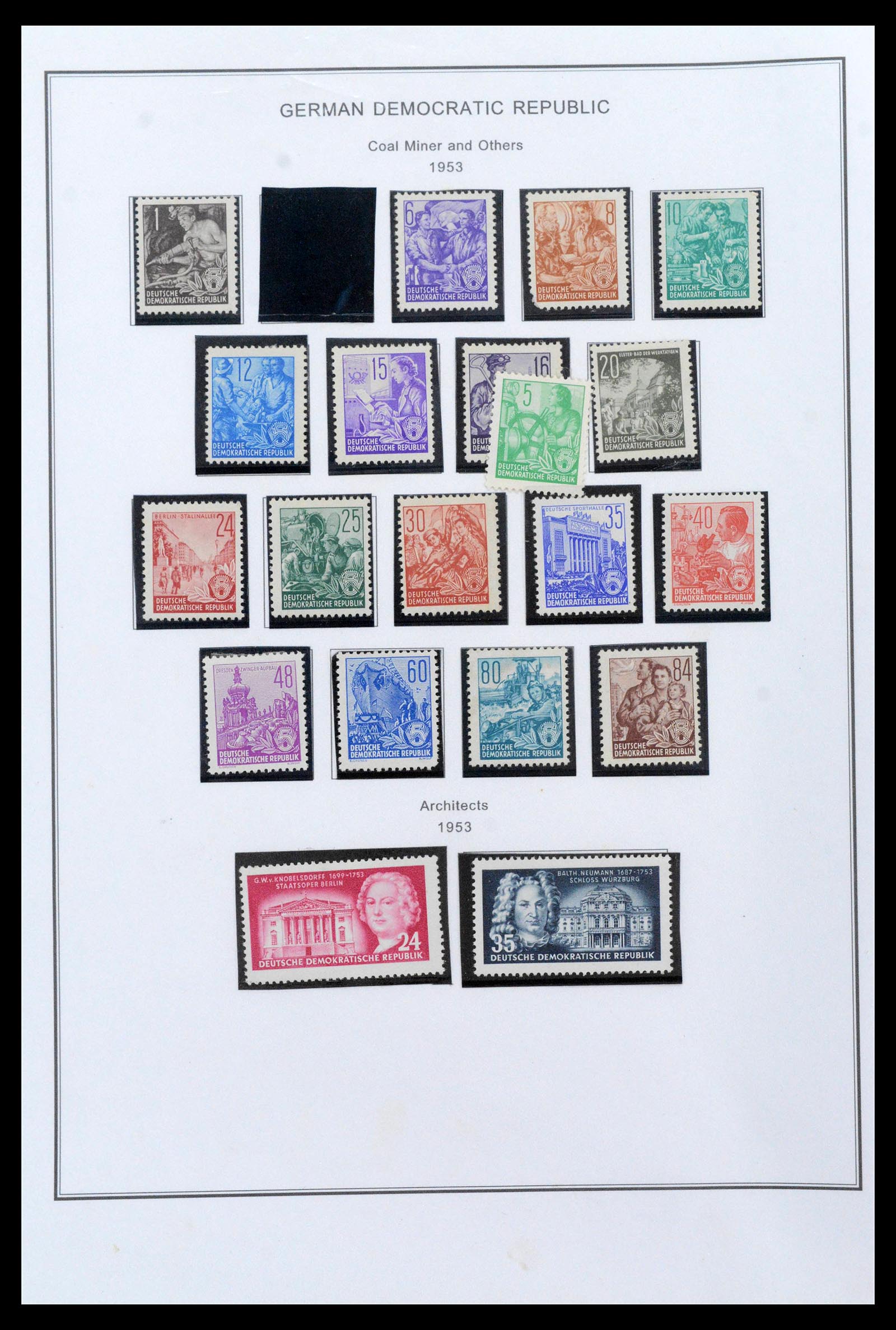 39351 0012 - Stamp collection 39351 GDR 1949-1990.