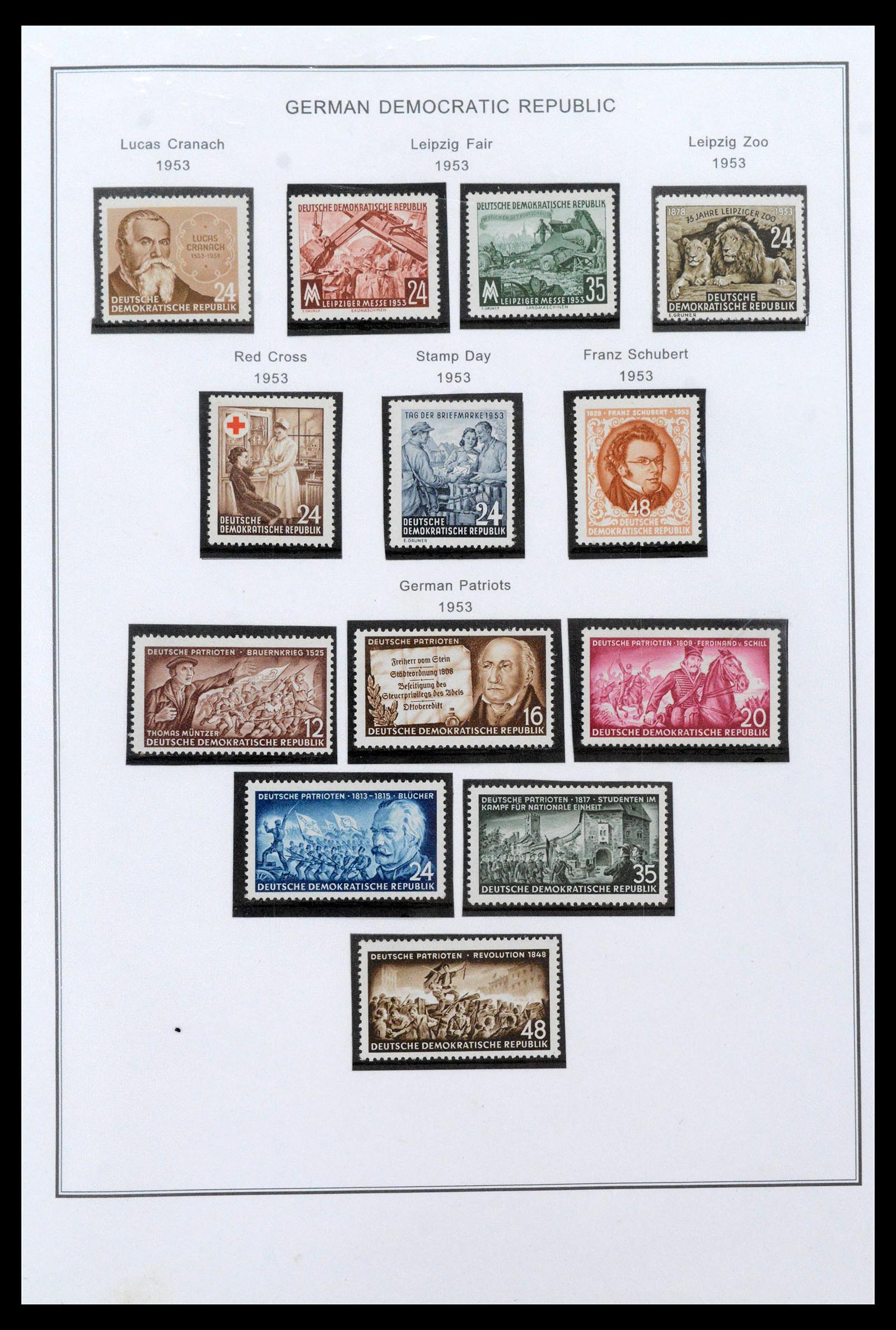 39351 0013 - Stamp collection 39351 GDR 1949-1990.