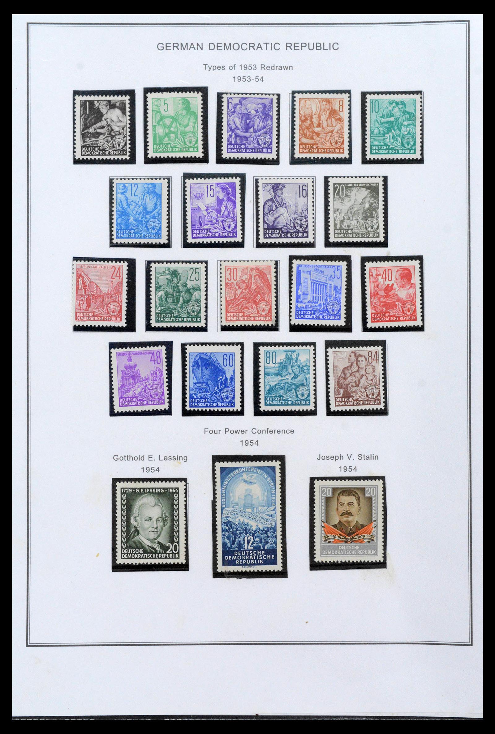 39351 0014 - Stamp collection 39351 GDR 1949-1990.