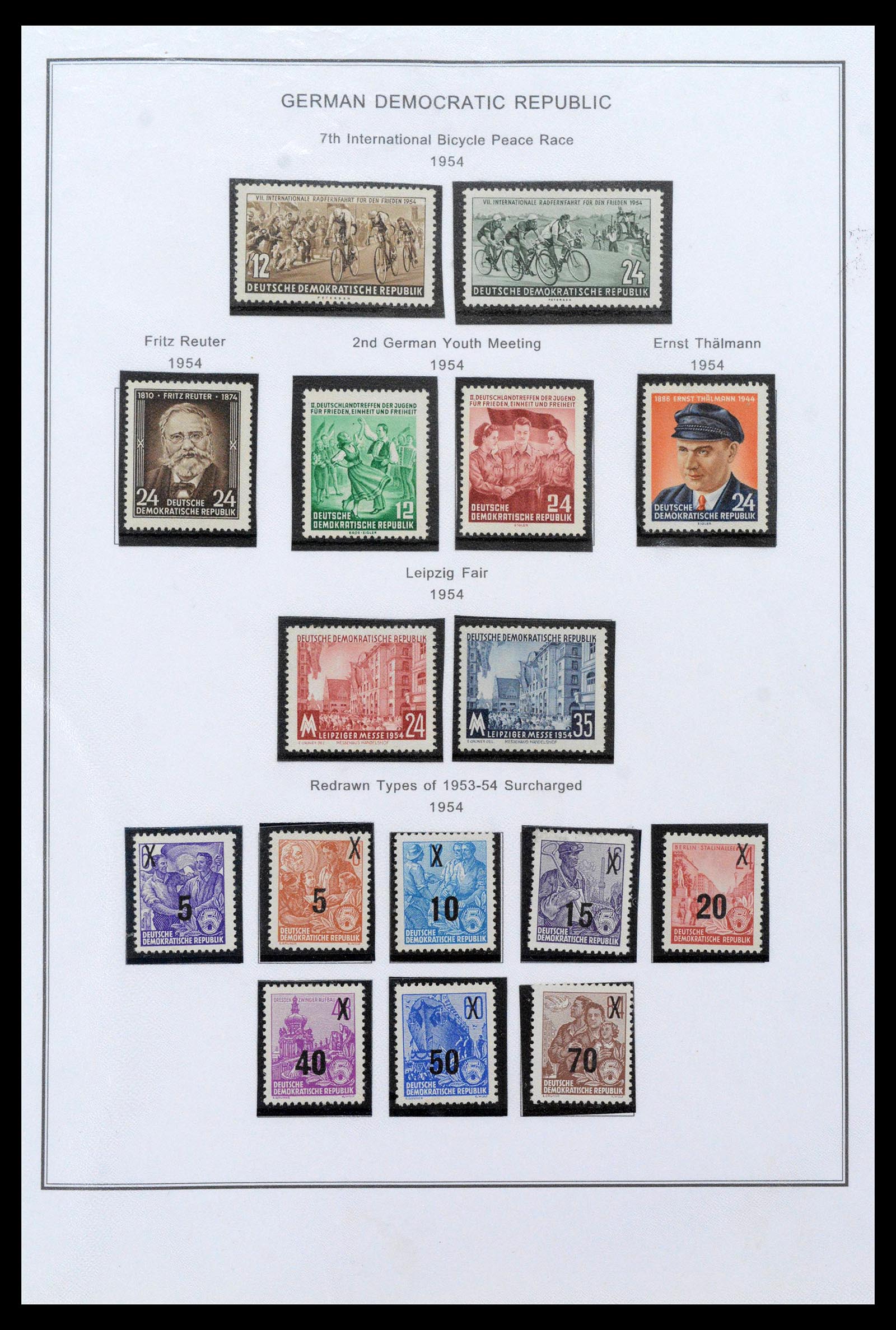 39351 0015 - Stamp collection 39351 GDR 1949-1990.