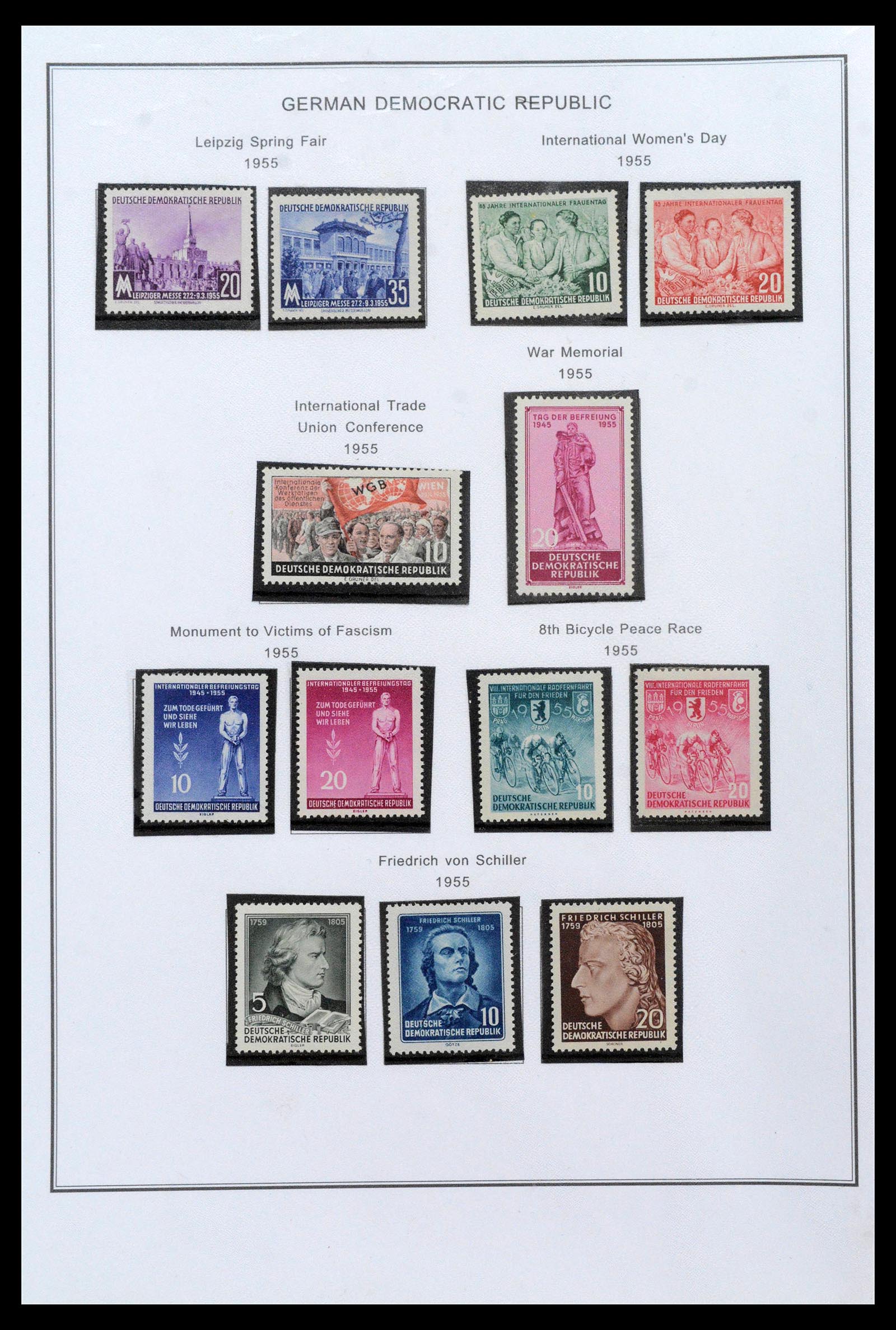 39351 0018 - Stamp collection 39351 GDR 1949-1990.