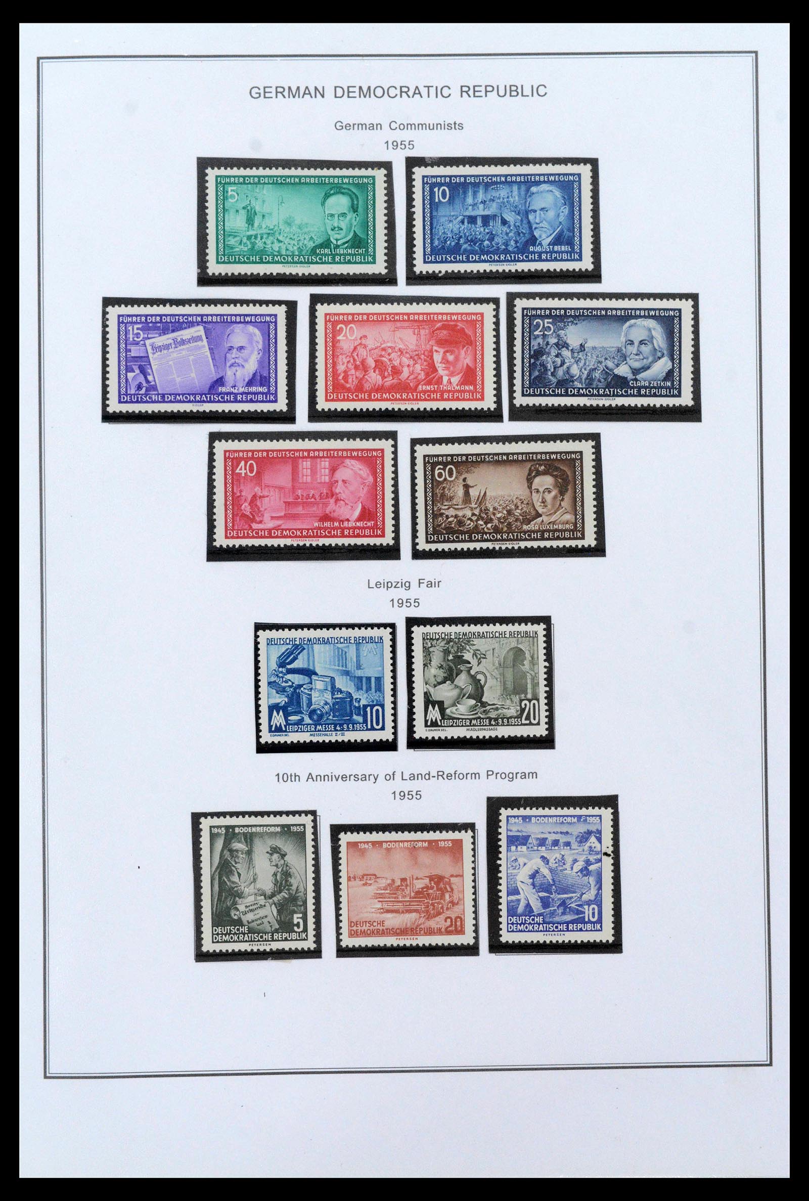39351 0019 - Stamp collection 39351 GDR 1949-1990.