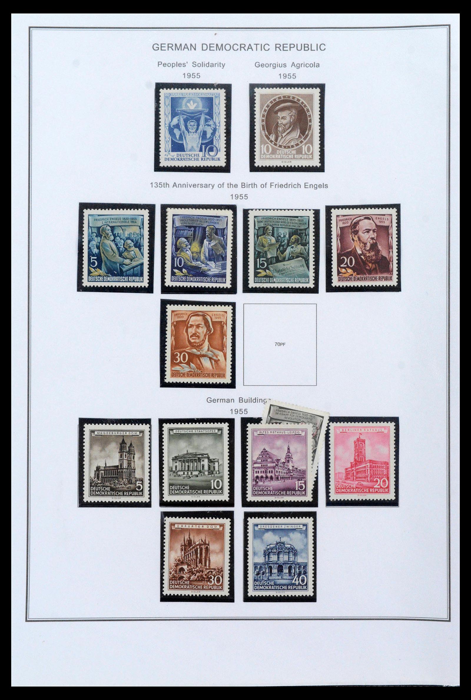 39351 0020 - Stamp collection 39351 GDR 1949-1990.