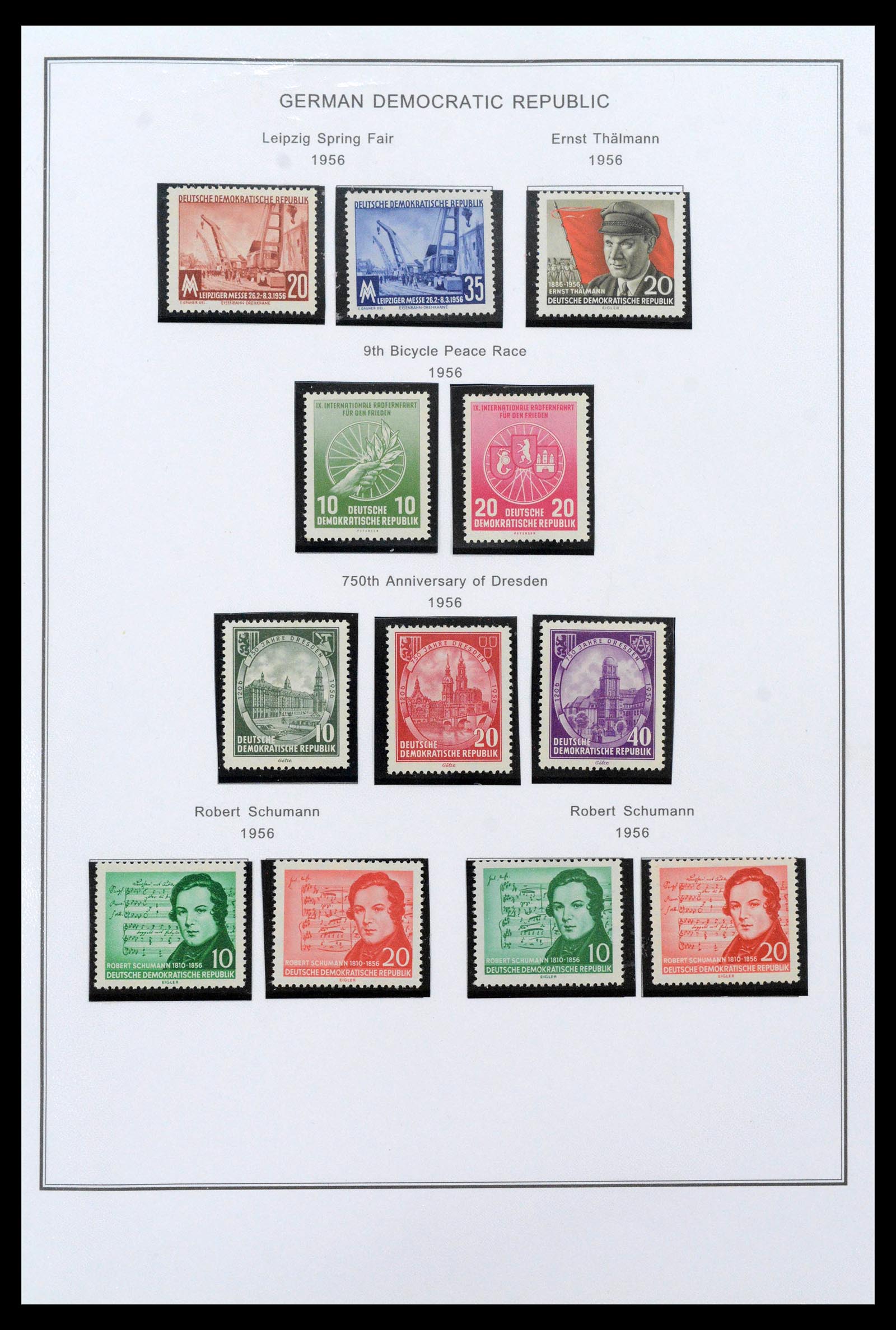 39351 0023 - Stamp collection 39351 GDR 1949-1990.