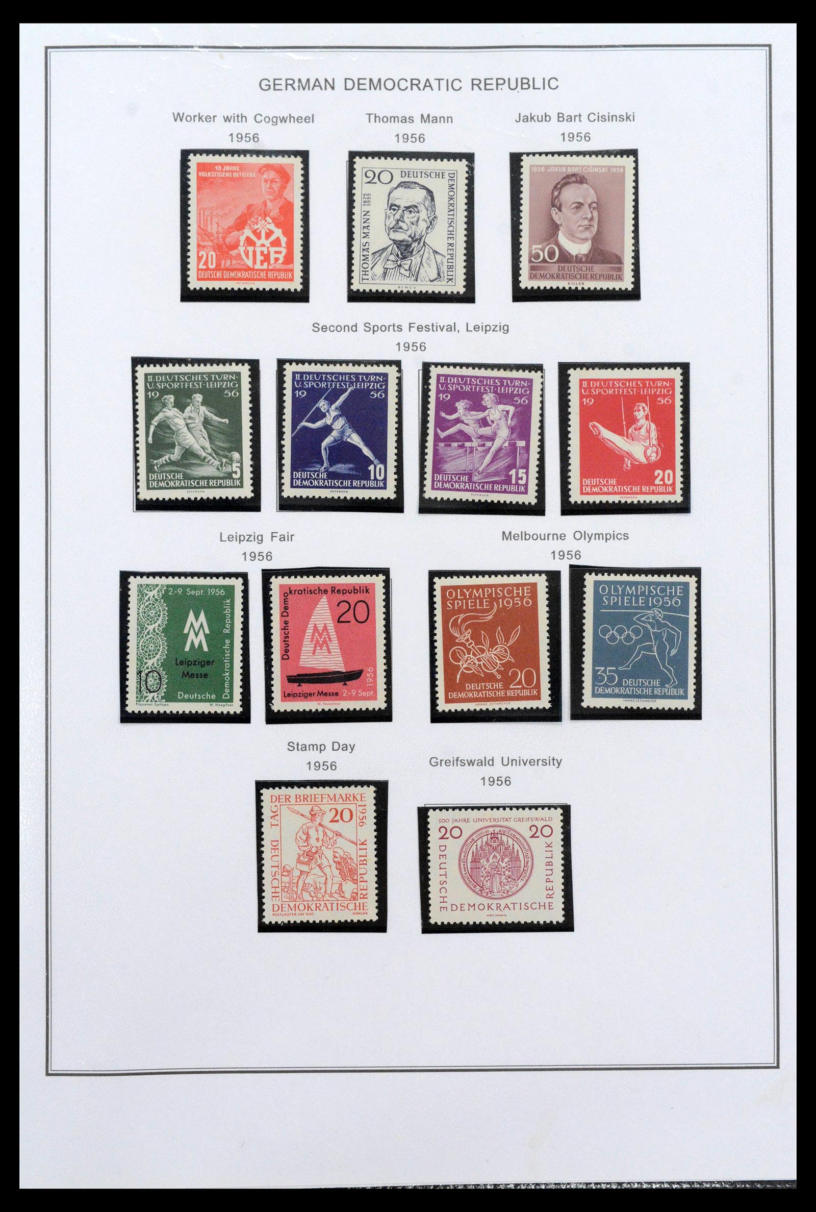 39351 0025 - Stamp collection 39351 GDR 1949-1990.