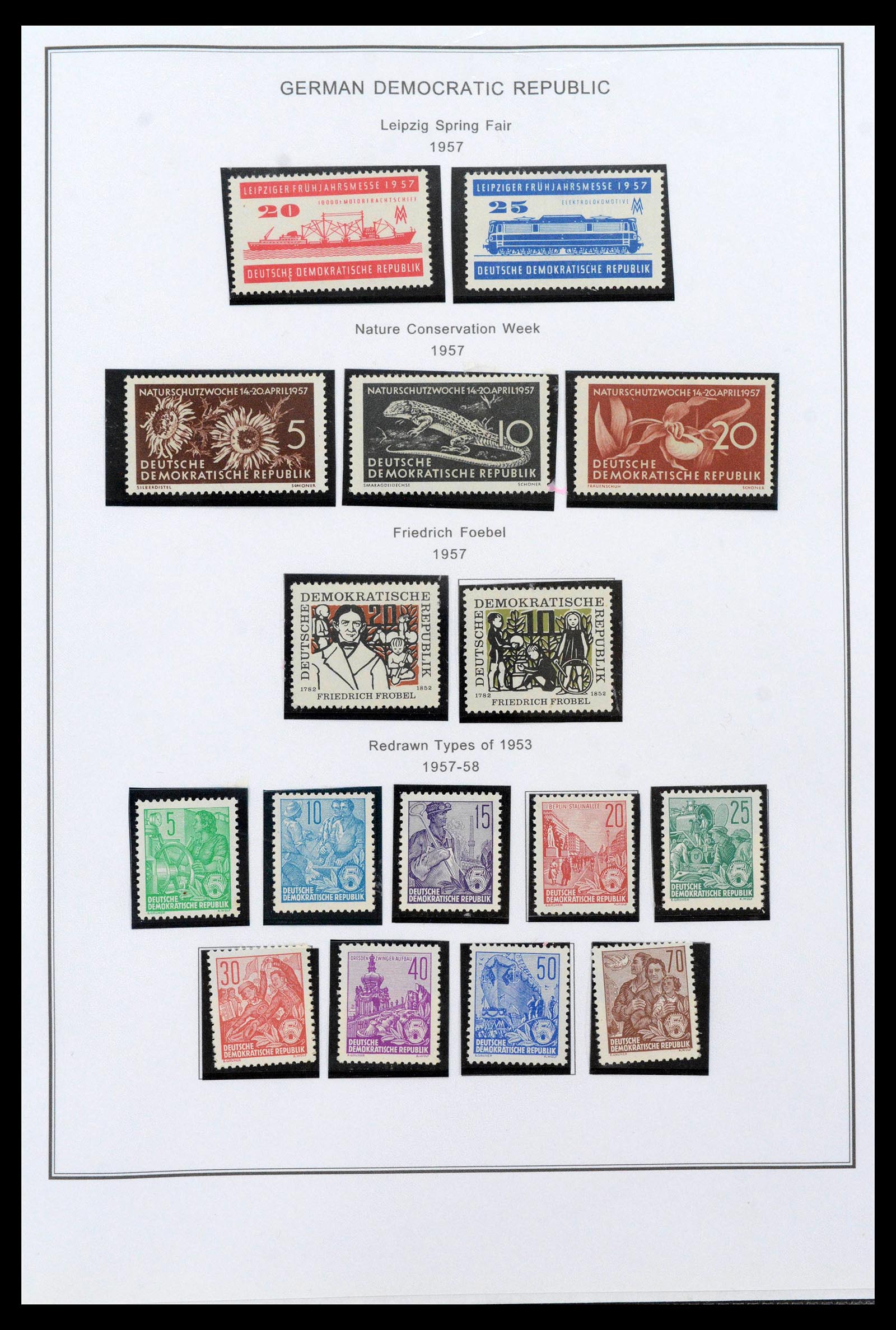 39351 0027 - Stamp collection 39351 GDR 1949-1990.