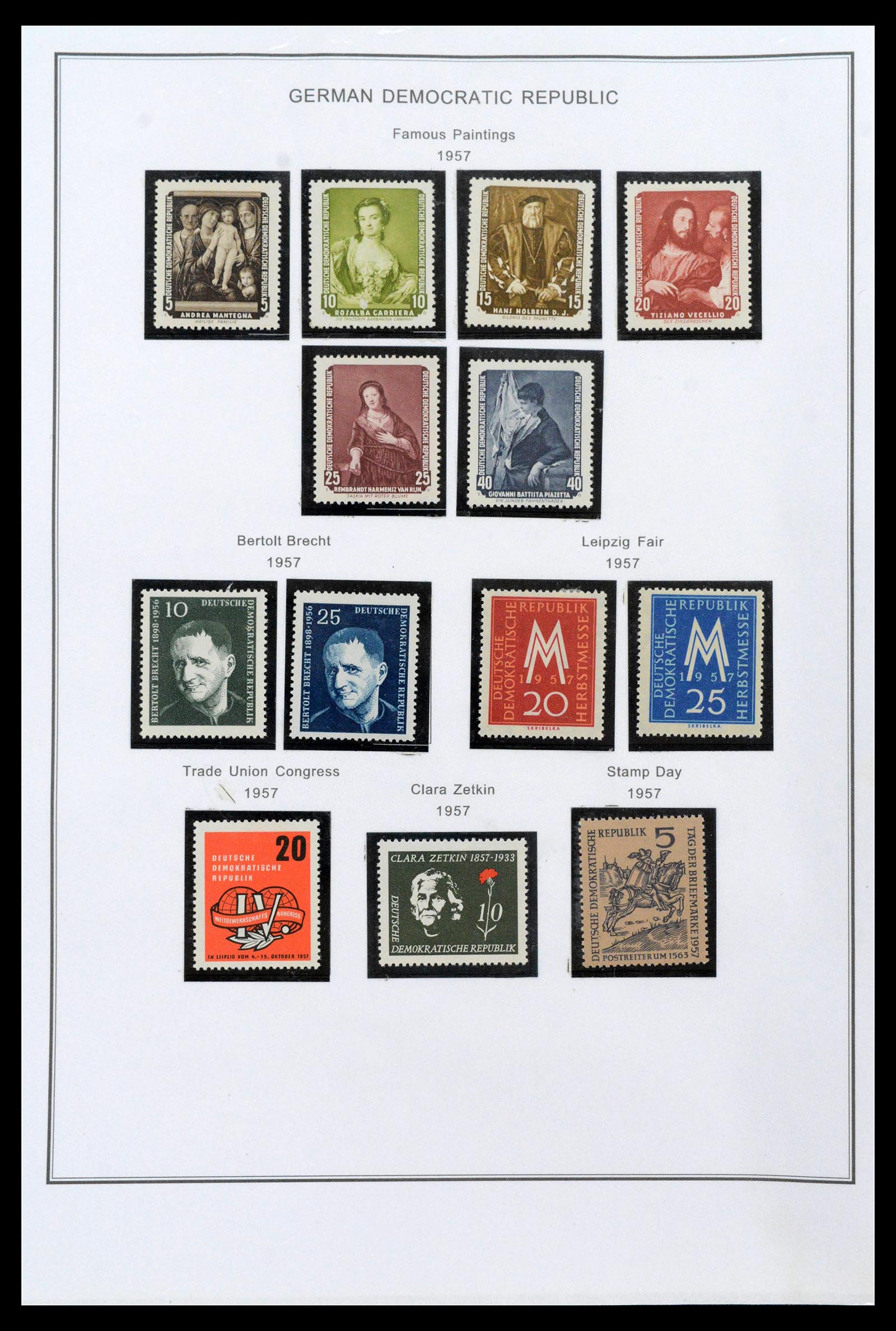 39351 0028 - Stamp collection 39351 GDR 1949-1990.