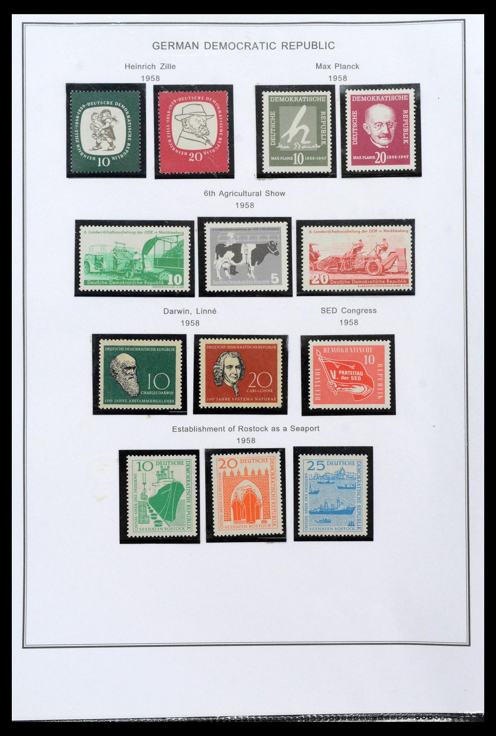 39351 0032 - Stamp collection 39351 GDR 1949-1990.