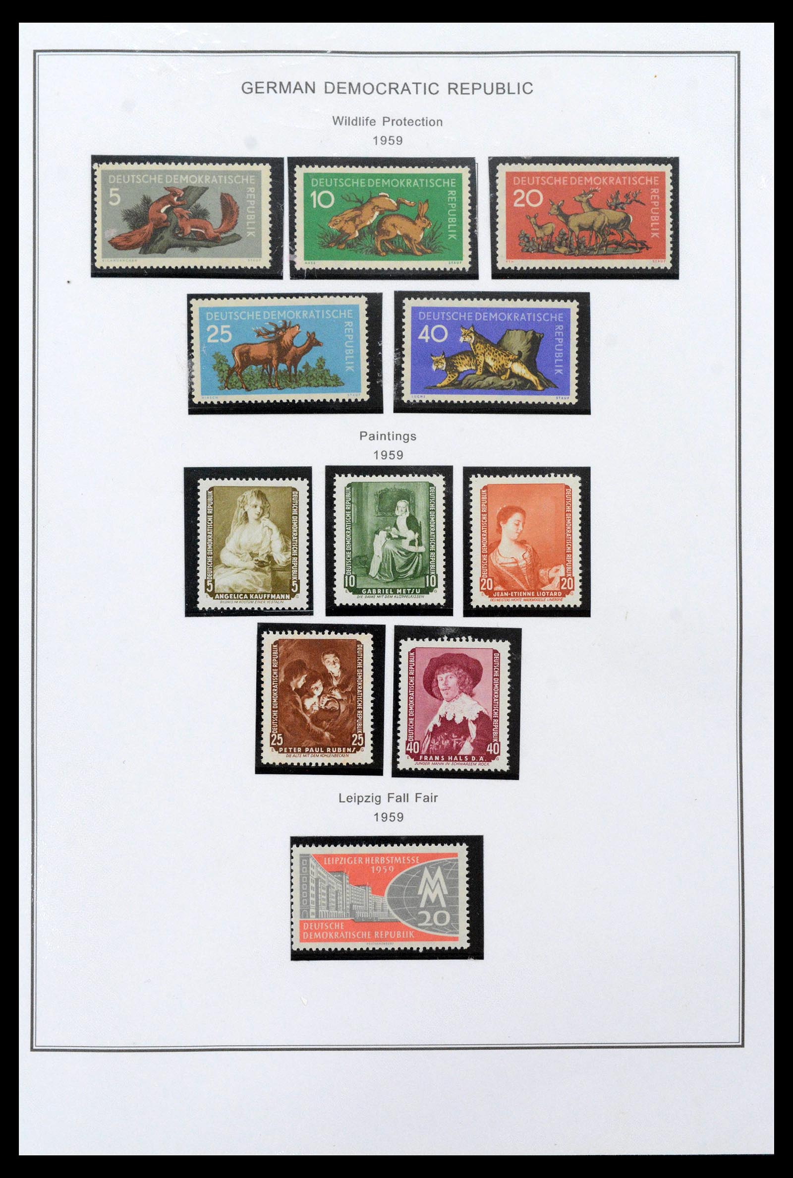 39351 0037 - Stamp collection 39351 GDR 1949-1990.