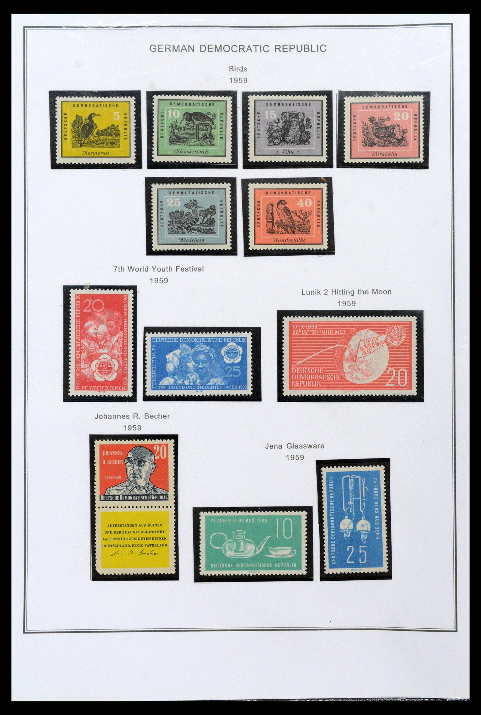 39351 0038 - Stamp collection 39351 GDR 1949-1990.