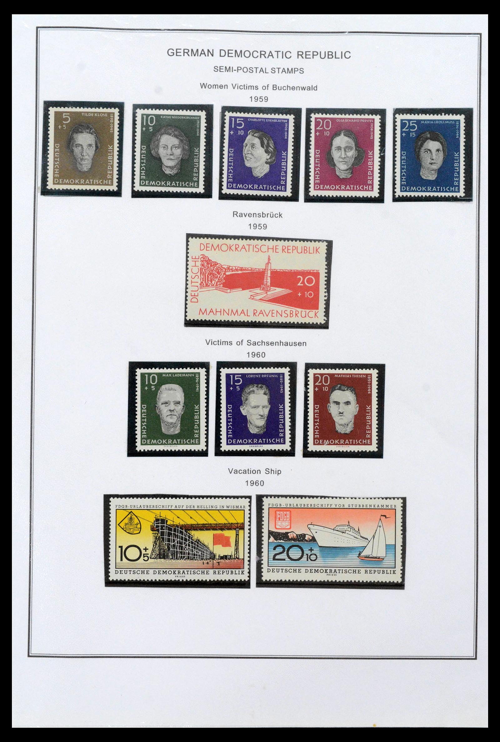 39351 0041 - Postzegelverzameling 39351 DDR 1949-1990.