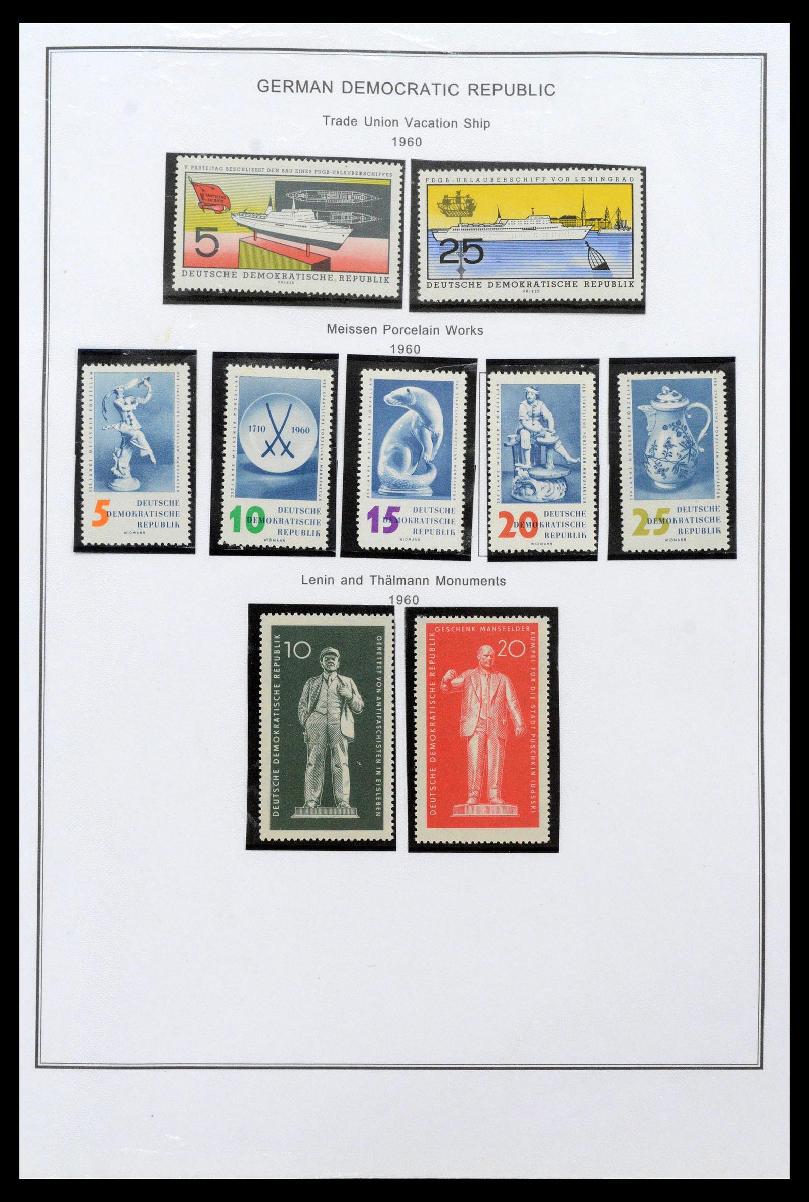 39351 0043 - Postzegelverzameling 39351 DDR 1949-1990.