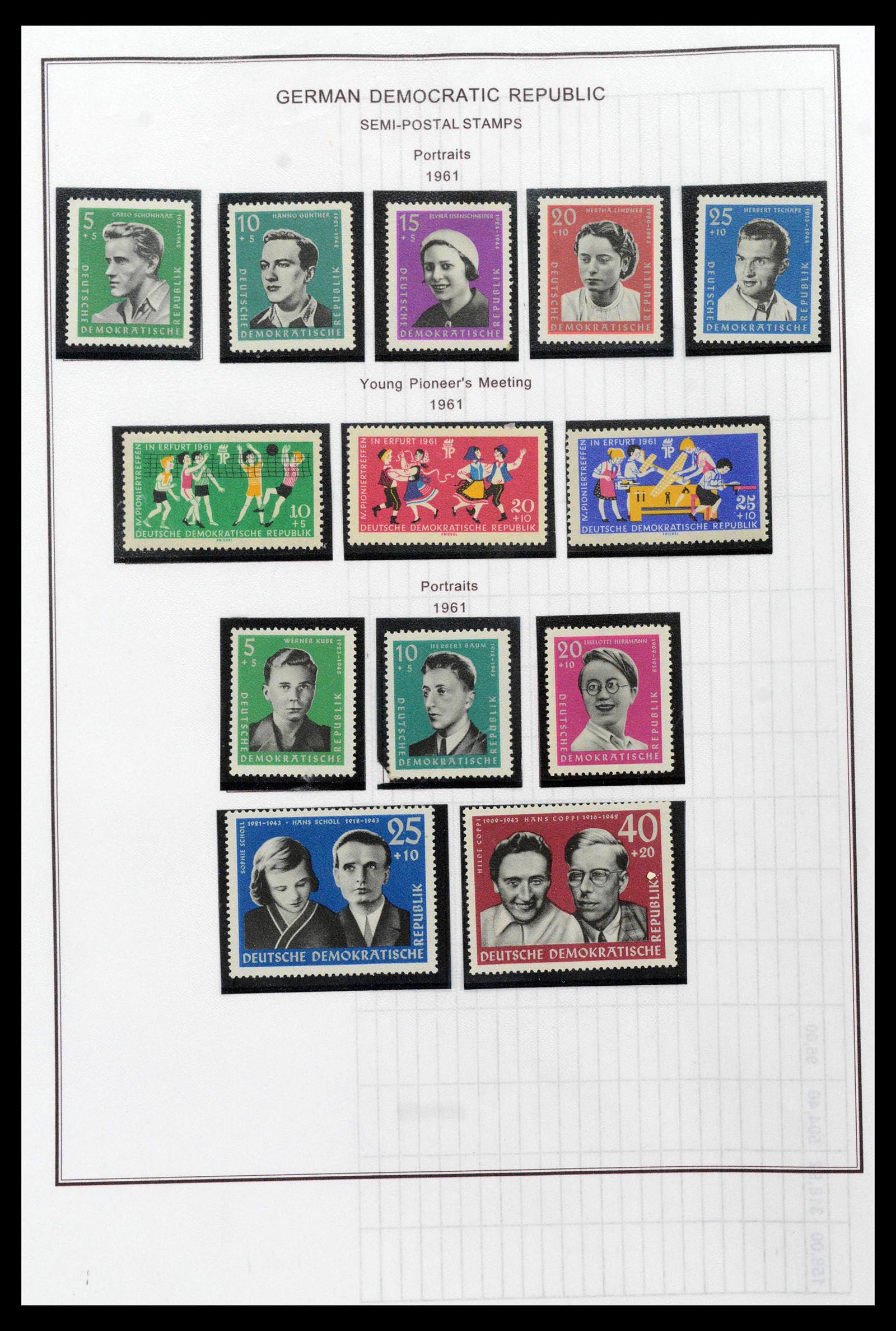 39351 0048 - Postzegelverzameling 39351 DDR 1949-1990.