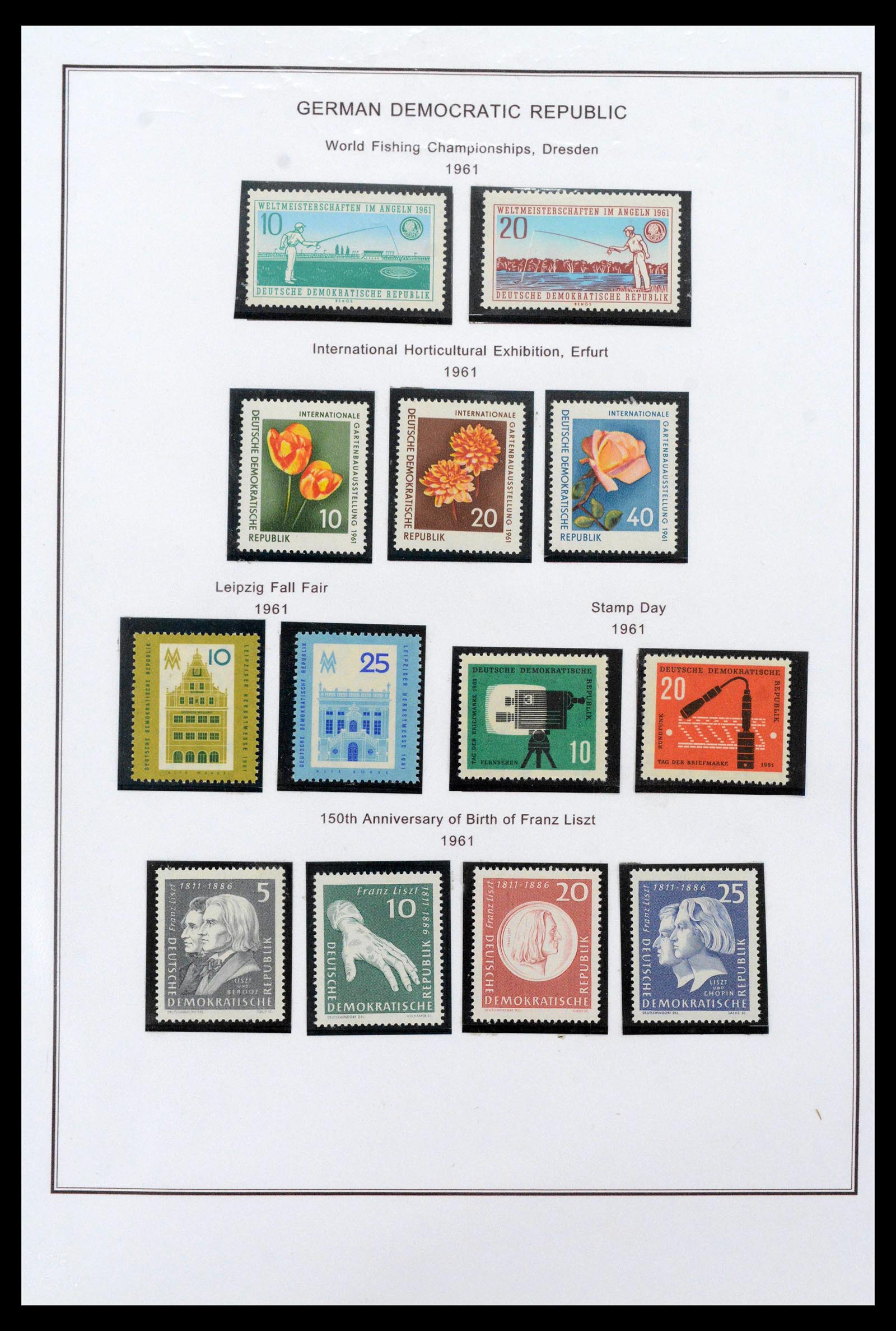 39351 0051 - Postzegelverzameling 39351 DDR 1949-1990.