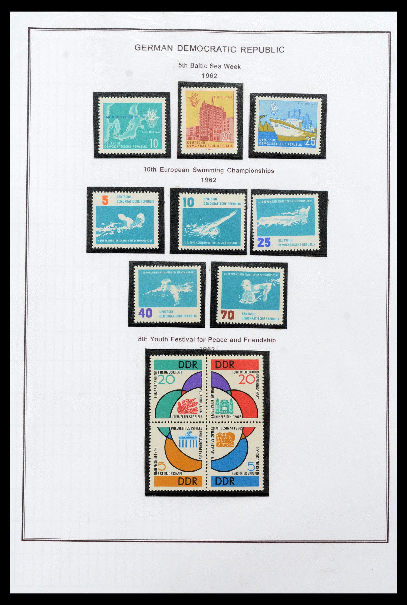 39351 0055 - Postzegelverzameling 39351 DDR 1949-1990.