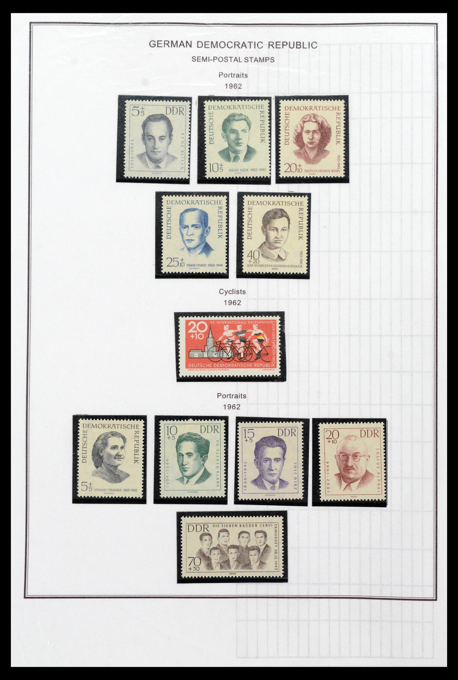39351 0056 - Postzegelverzameling 39351 DDR 1949-1990.