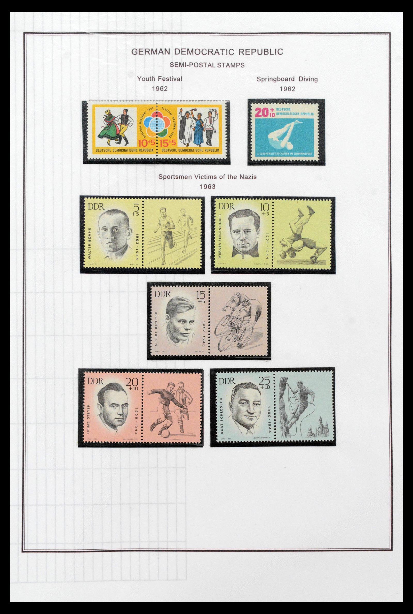 39351 0059 - Postzegelverzameling 39351 DDR 1949-1990.