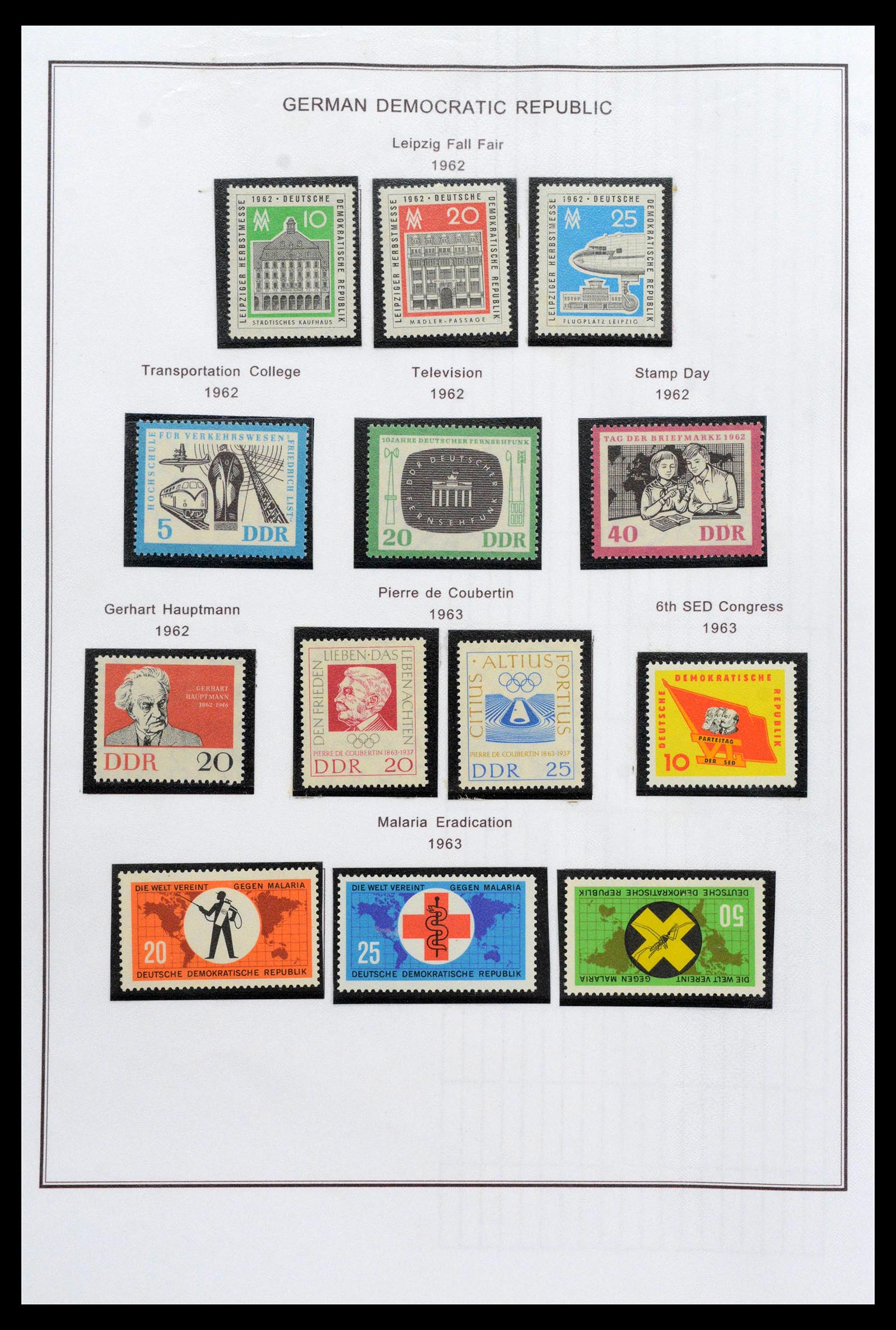39351 0060 - Postzegelverzameling 39351 DDR 1949-1990.