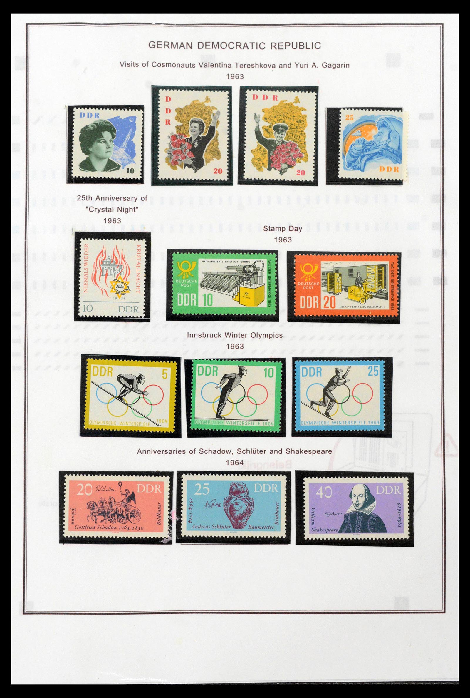 39351 0065 - Postzegelverzameling 39351 DDR 1949-1990.