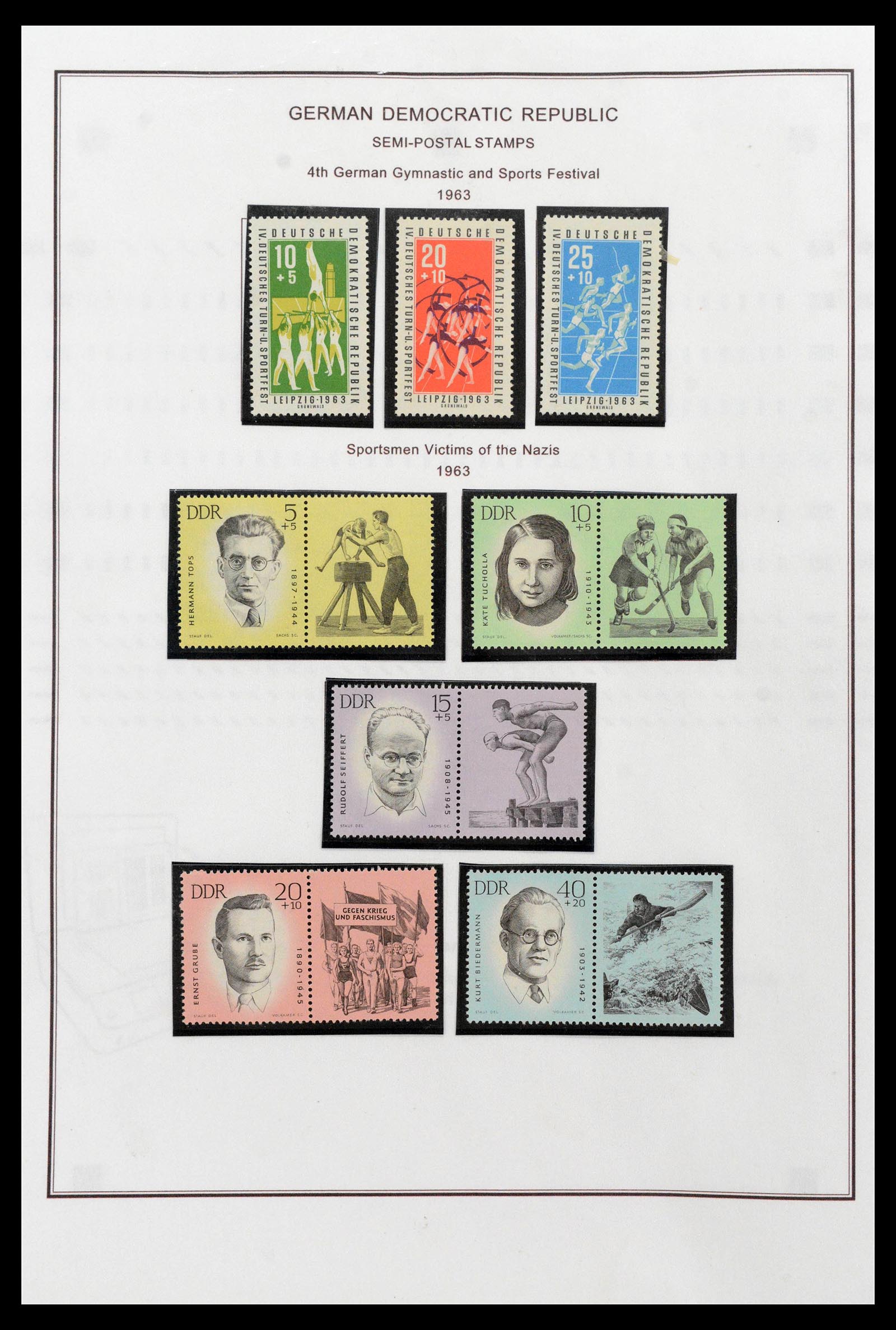 39351 0066 - Postzegelverzameling 39351 DDR 1949-1990.