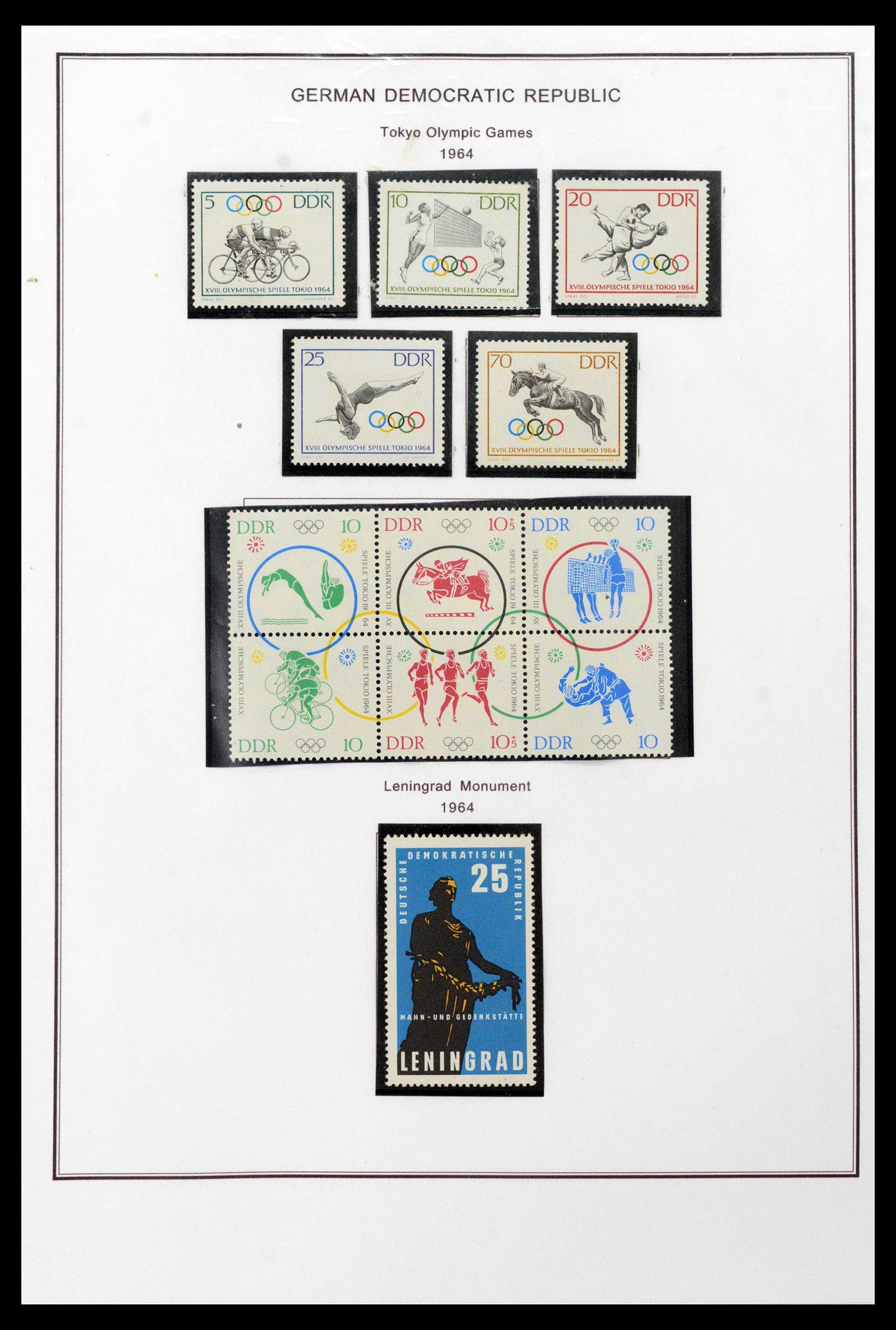 39351 0067 - Postzegelverzameling 39351 DDR 1949-1990.