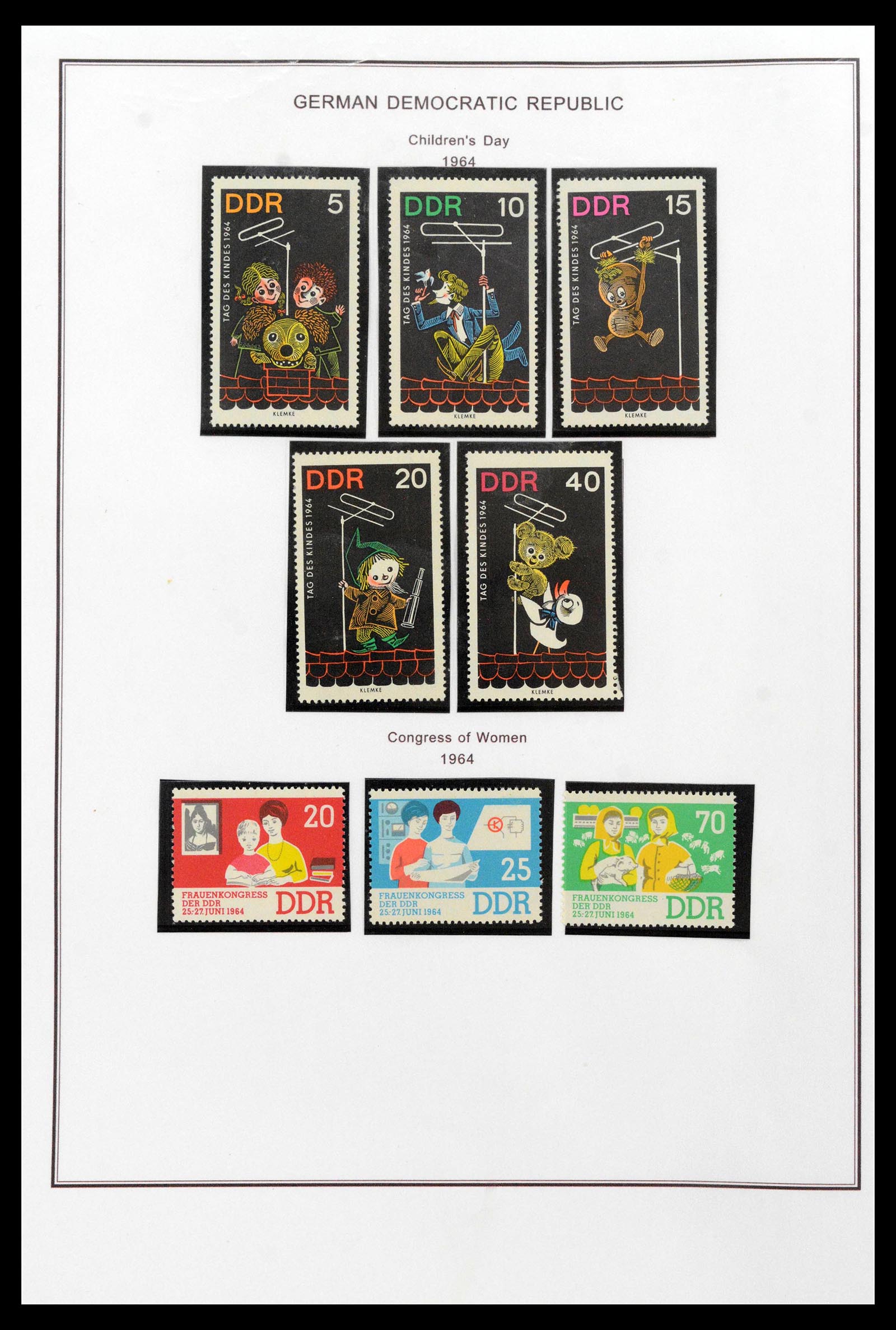 39351 0068 - Postzegelverzameling 39351 DDR 1949-1990.