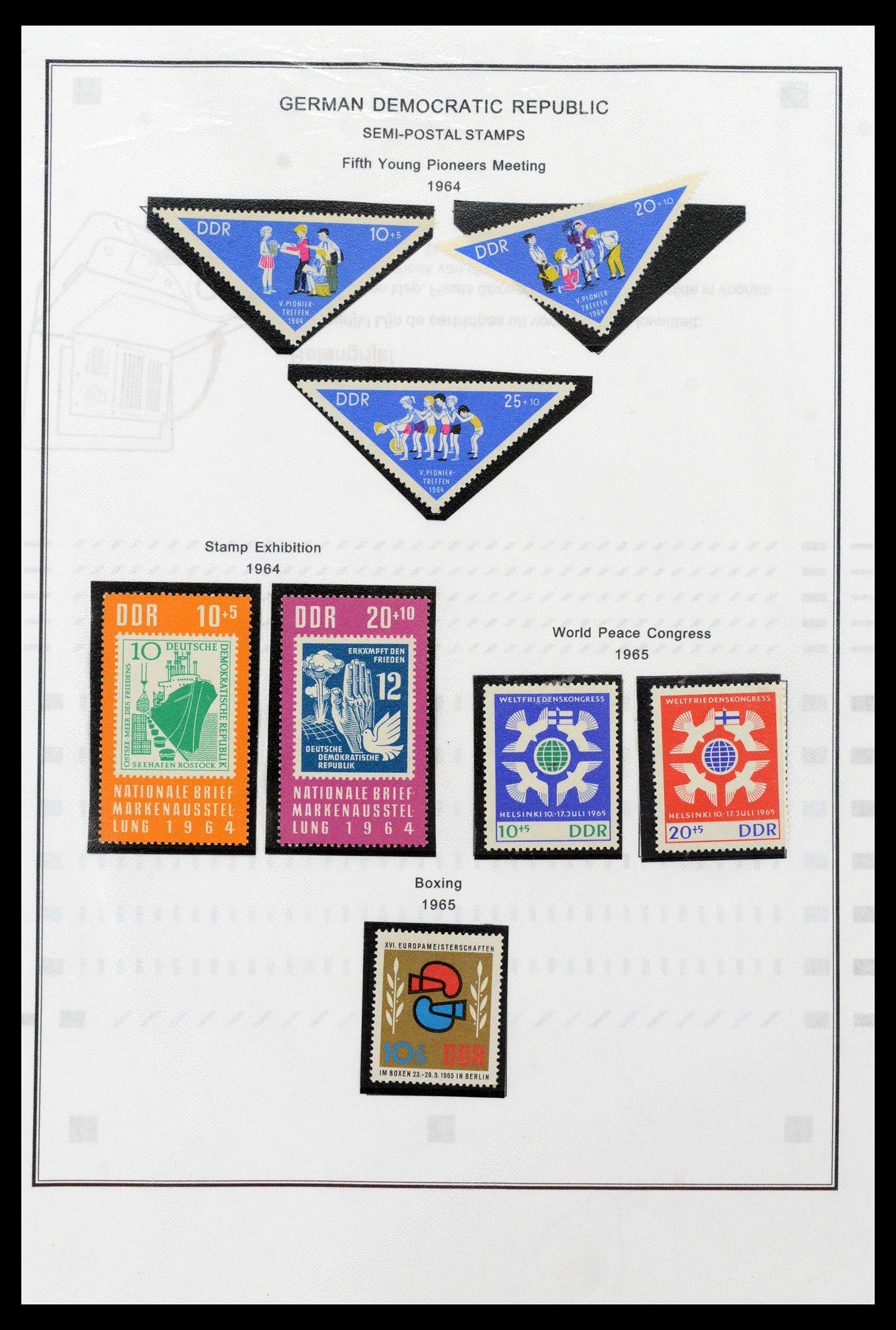 39351 0071 - Postzegelverzameling 39351 DDR 1949-1990.