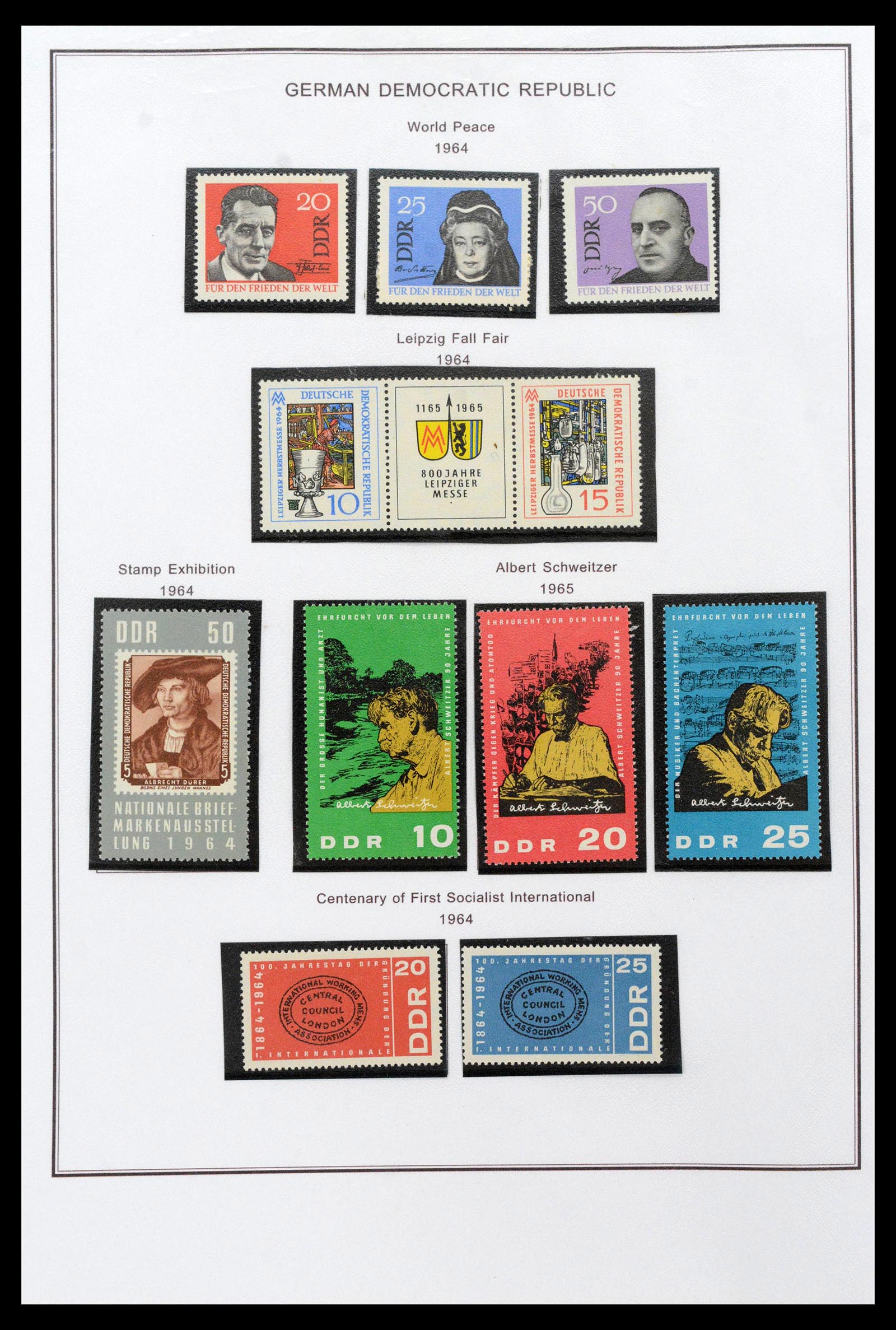 39351 0074 - Postzegelverzameling 39351 DDR 1949-1990.