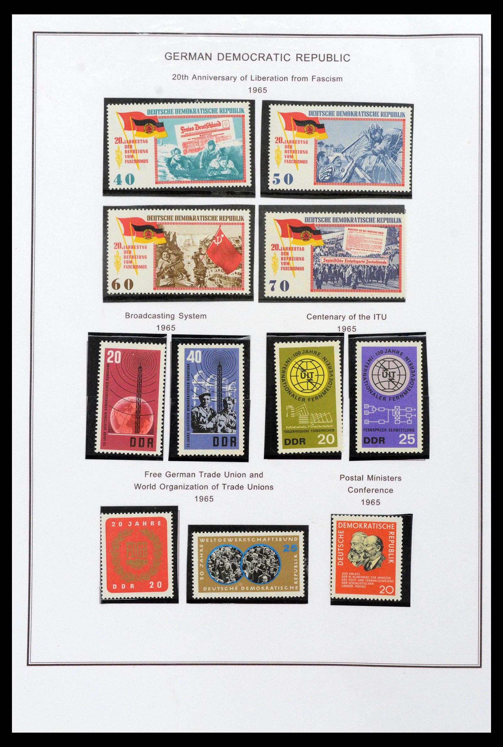 39351 0080 - Postzegelverzameling 39351 DDR 1949-1990.
