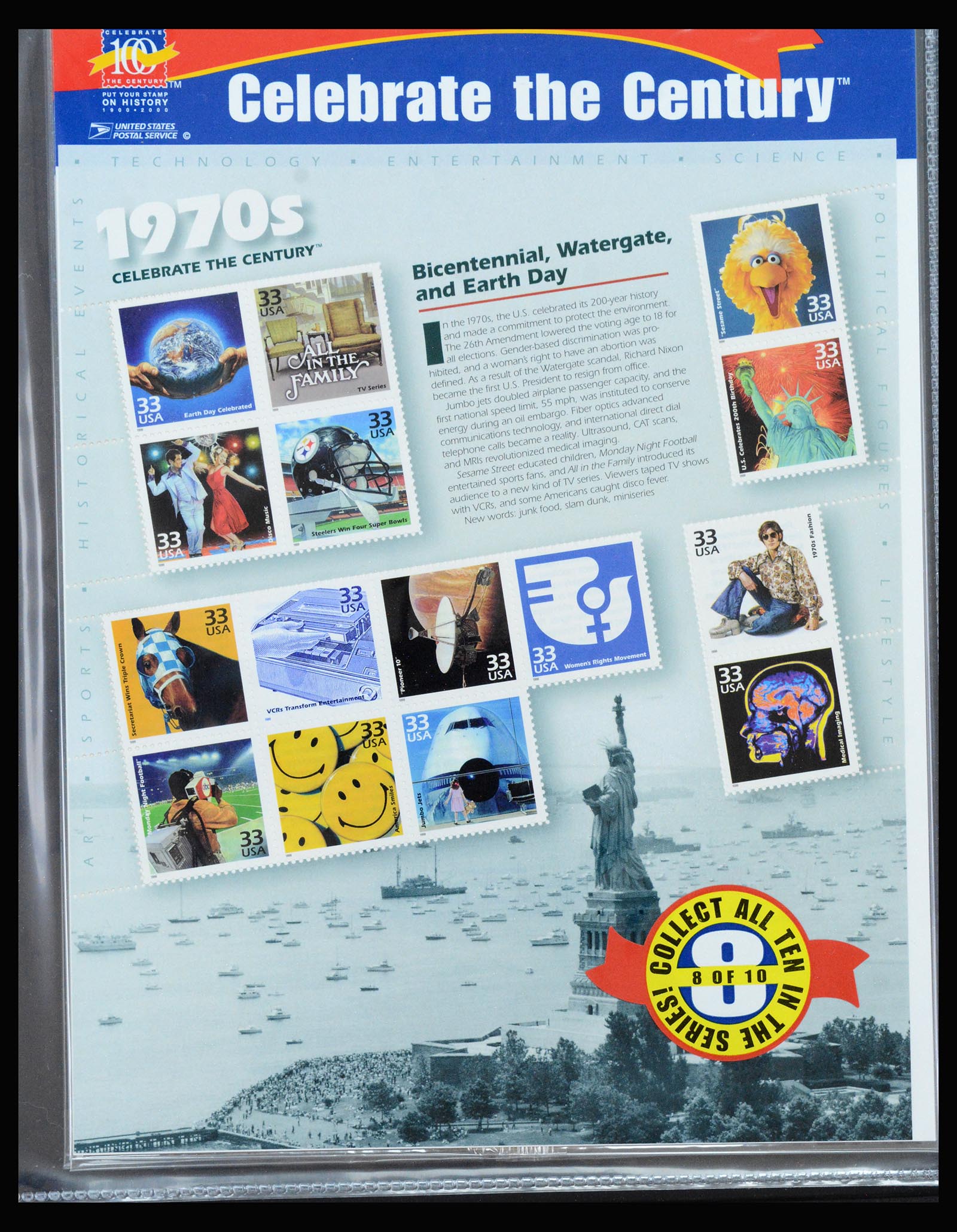 39357 0006 - Postzegelverzameling 39357 USA jaarboeken 1968(!)-2021!