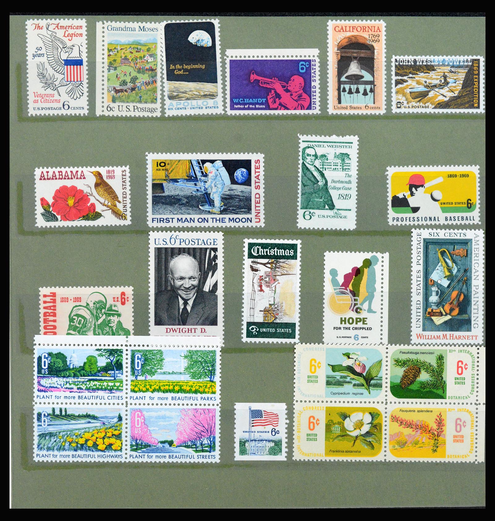 39357 0009 - Postzegelverzameling 39357 USA jaarboeken 1968(!)-2021!