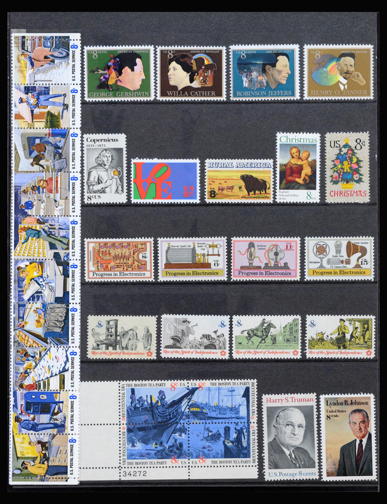 39357 0012 - Postzegelverzameling 39357 USA jaarboeken 1968(!)-2021!