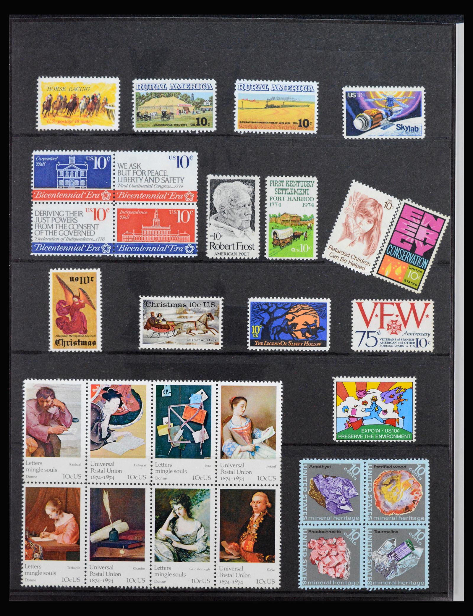 39357 0013 - Postzegelverzameling 39357 USA jaarboeken 1968(!)-2021!