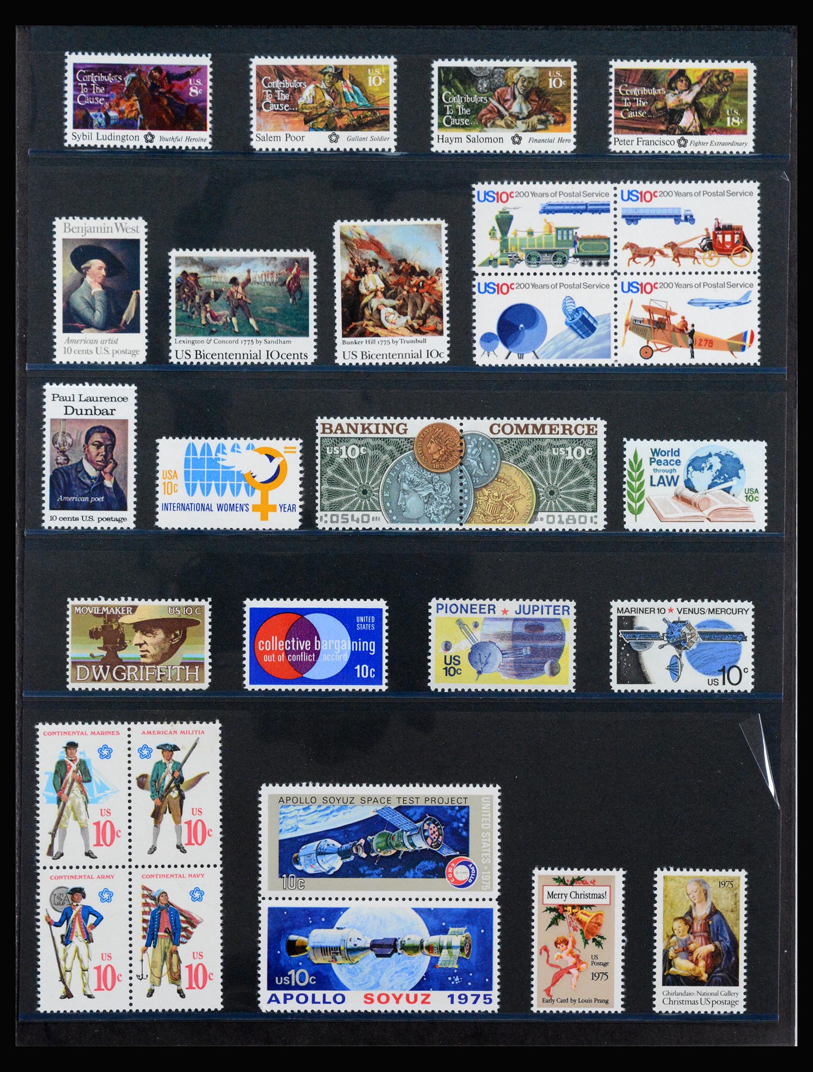 39357 0014 - Postzegelverzameling 39357 USA jaarboeken 1968(!)-2021!