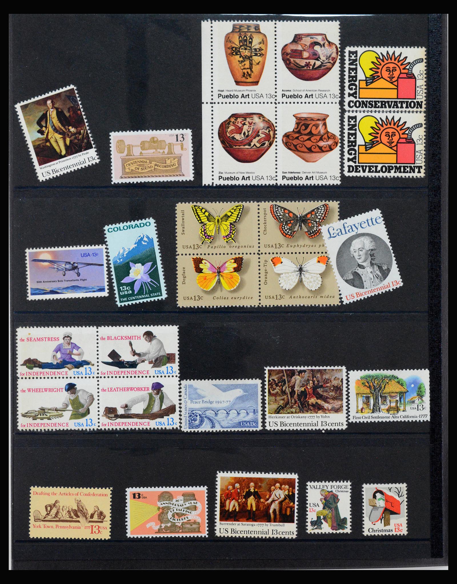 39357 0015 - Postzegelverzameling 39357 USA jaarboeken 1968(!)-2021!