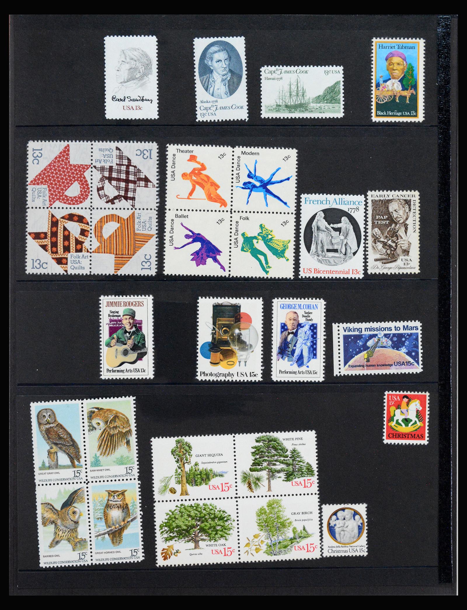 39357 0016 - Postzegelverzameling 39357 USA jaarboeken 1968(!)-2021!