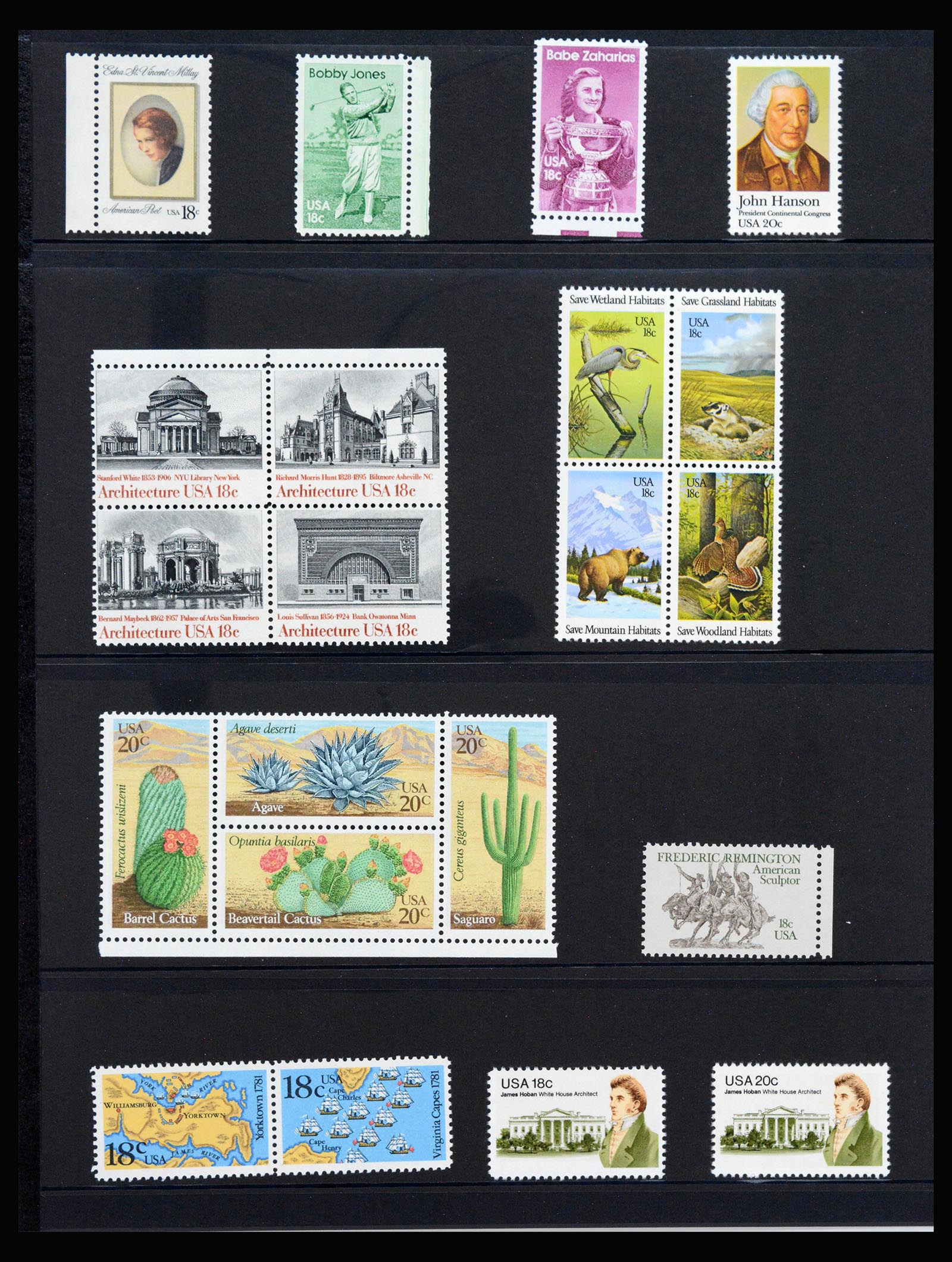 39357 0018 - Postzegelverzameling 39357 USA jaarboeken 1968(!)-2021!
