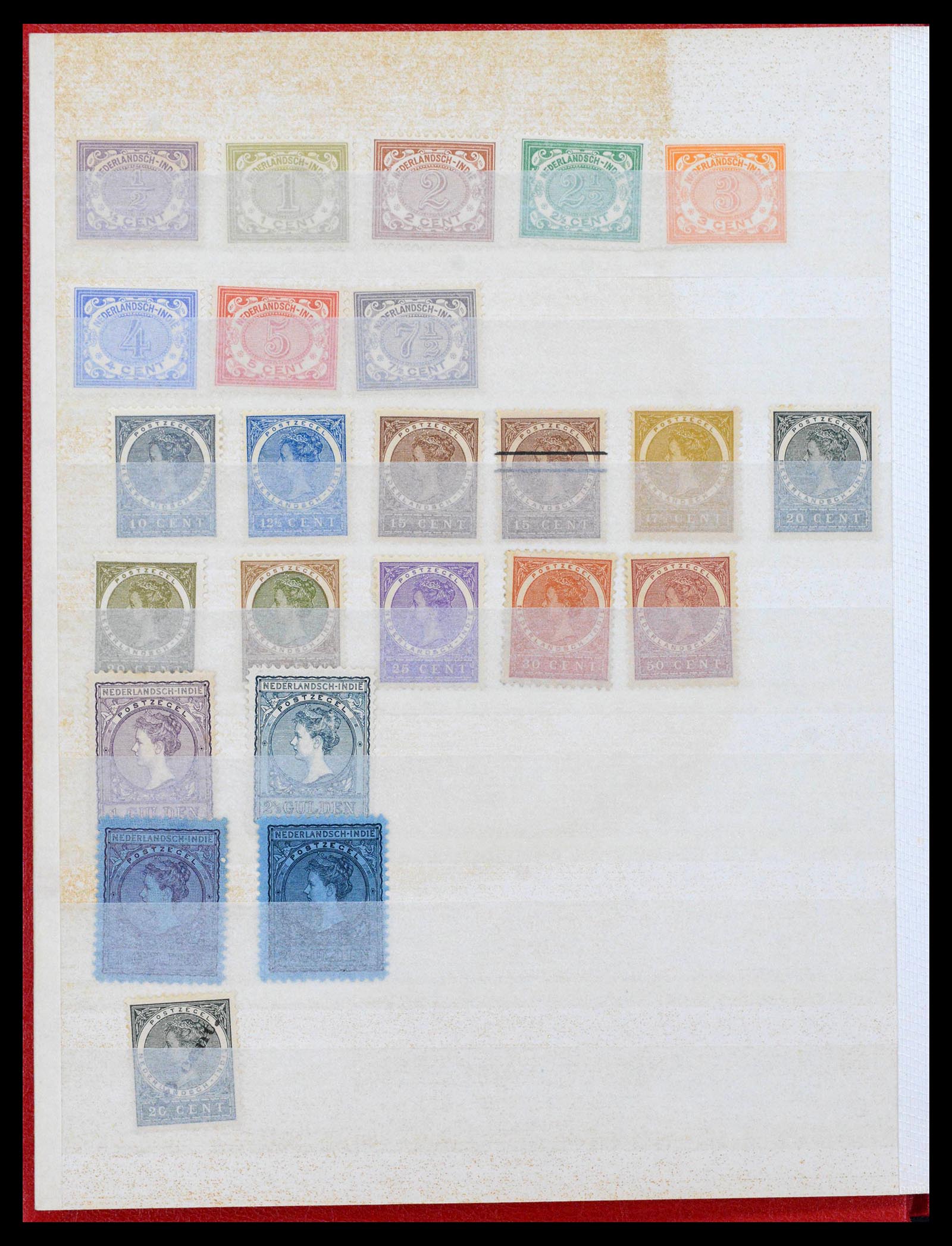 39359 0002 - Stamp collection 39359 Dutch east Indies 1864-1948.