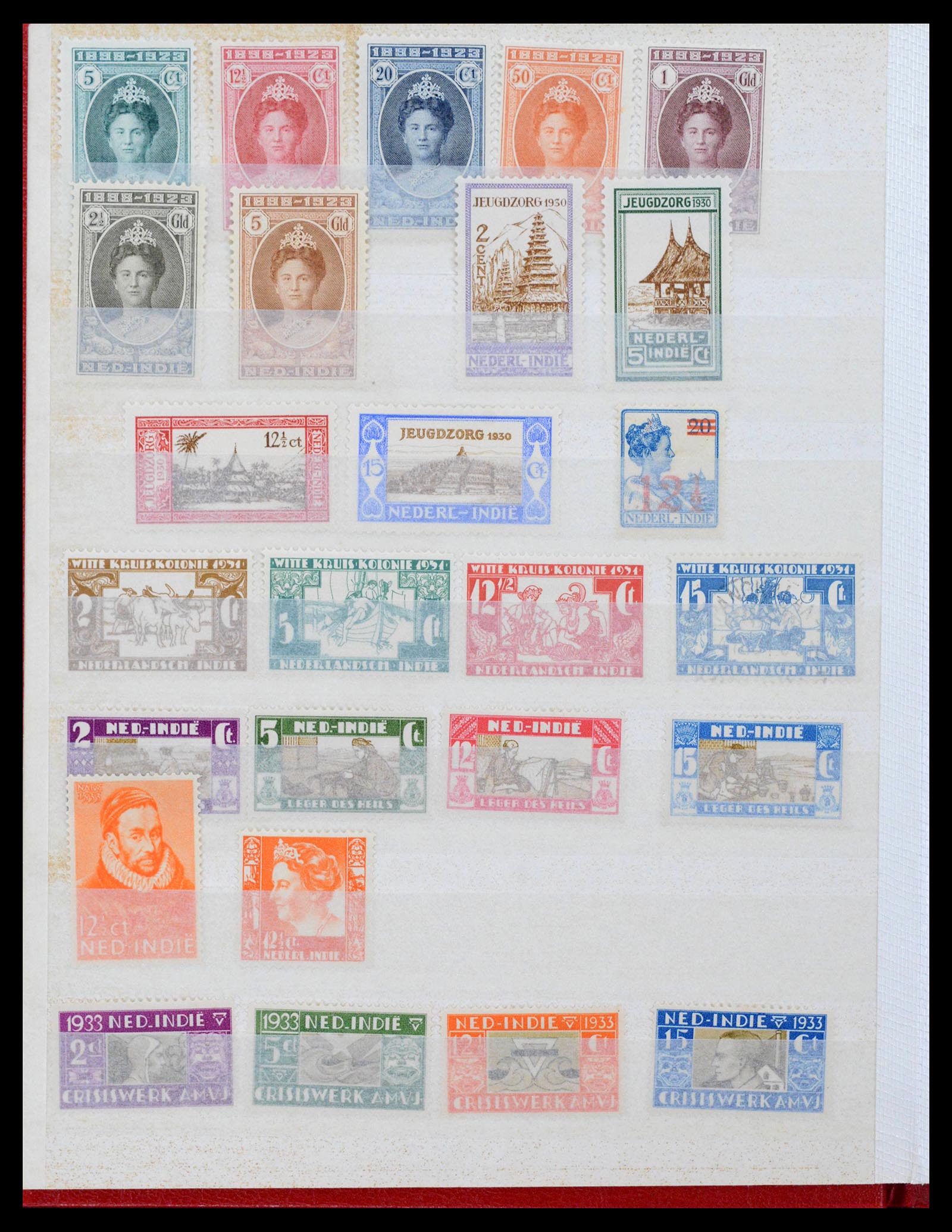 39359 0006 - Postzegelverzameling 39359 Nederlands Indië 1864-1948.