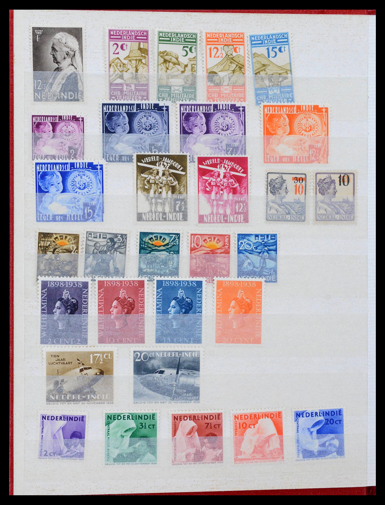39359 0008 - Postzegelverzameling 39359 Nederlands Indië 1864-1948.
