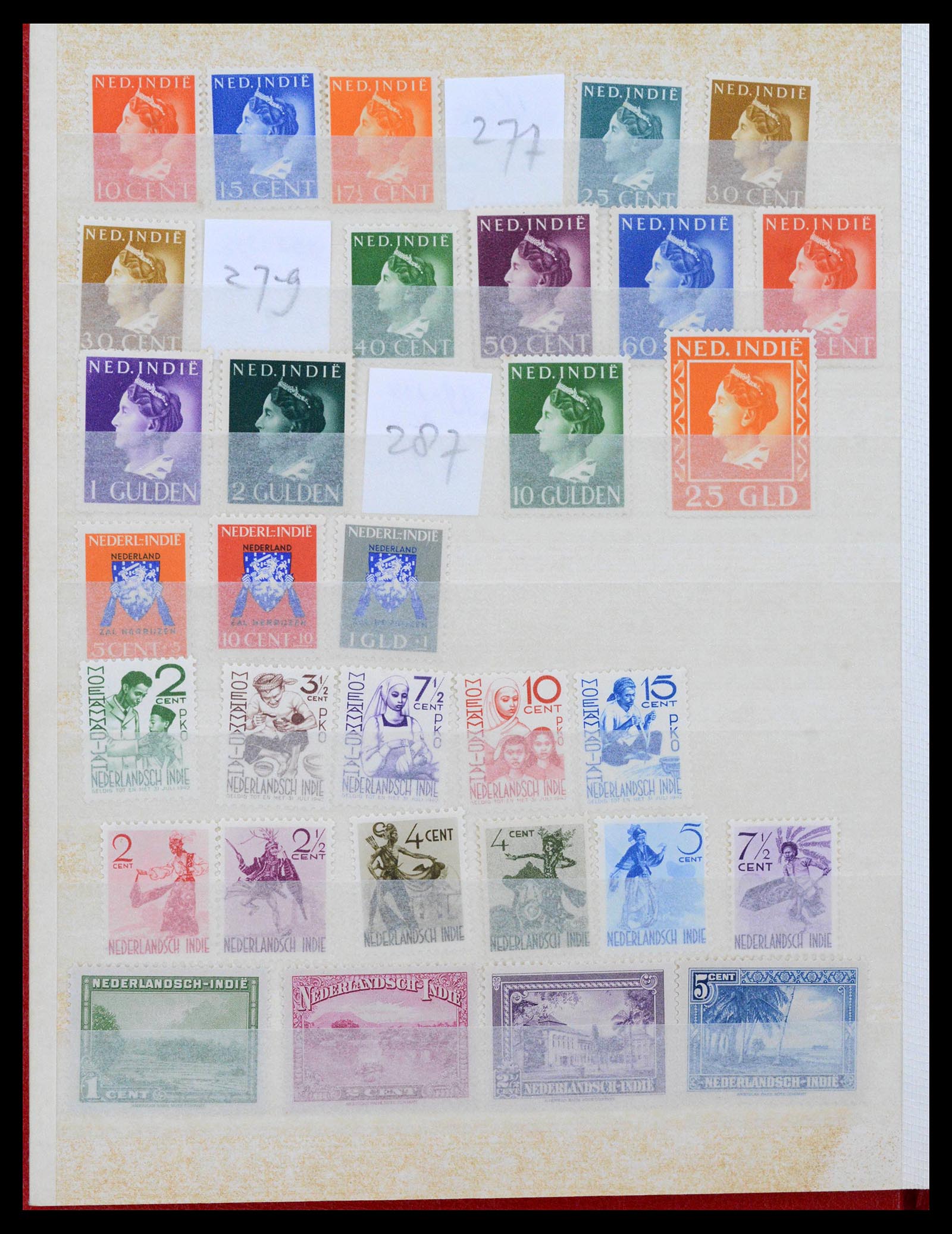 39359 0010 - Postzegelverzameling 39359 Nederlands Indië 1864-1948.