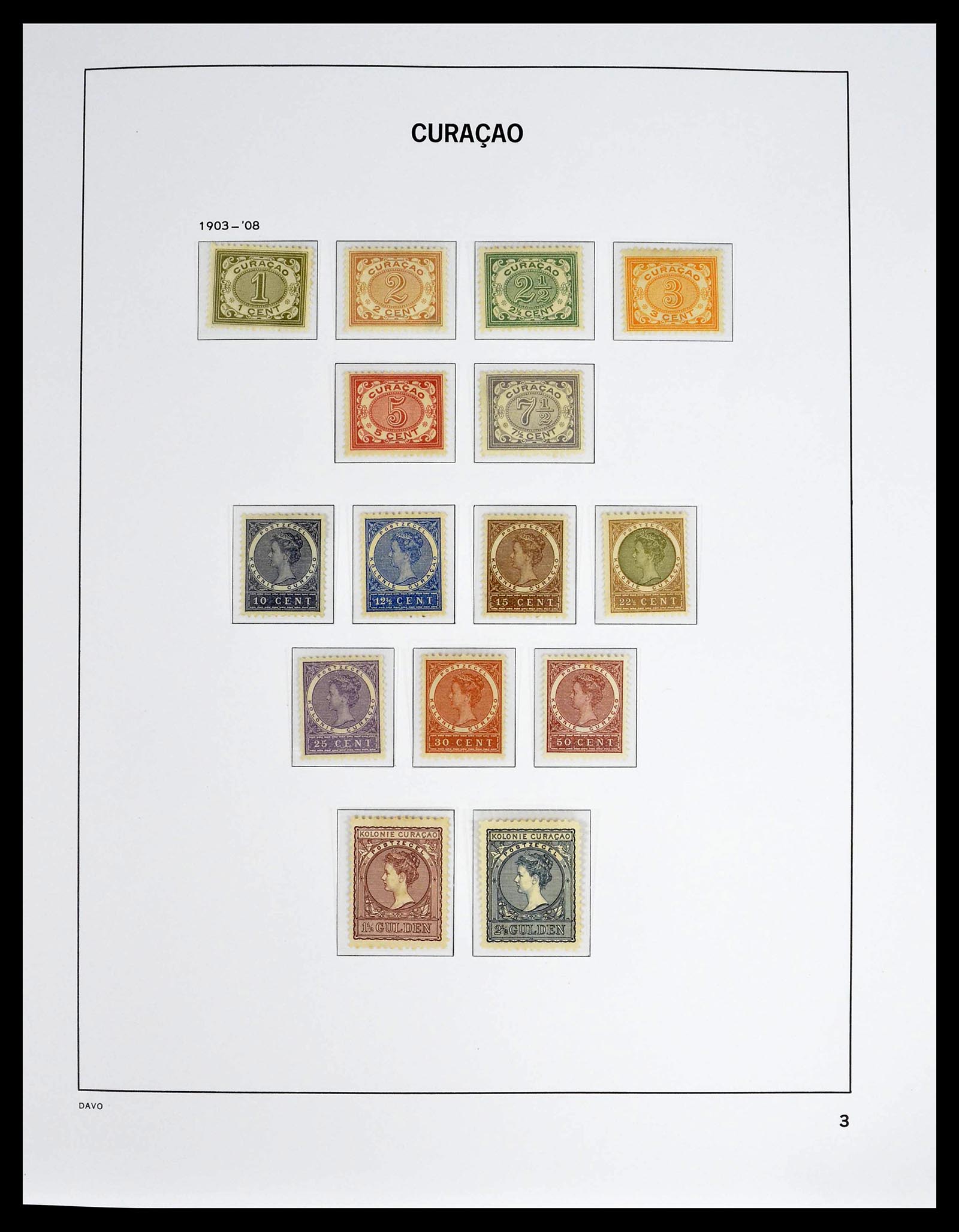 39360 0003 - Postzegelverzameling 39360 Curaçao/Antillen compleet 1873-2013.