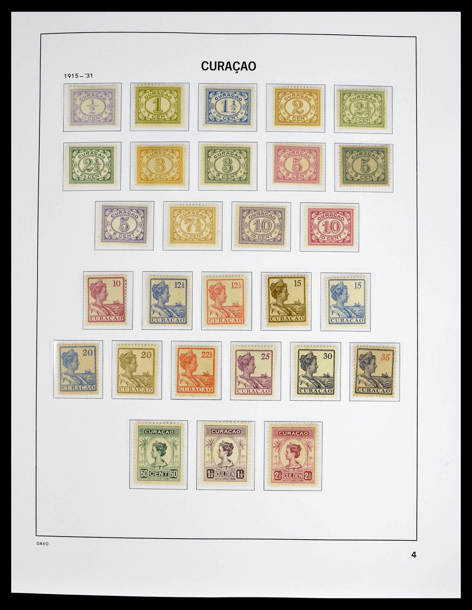 39360 0004 - Postzegelverzameling 39360 Curaçao/Antillen compleet 1873-2013.