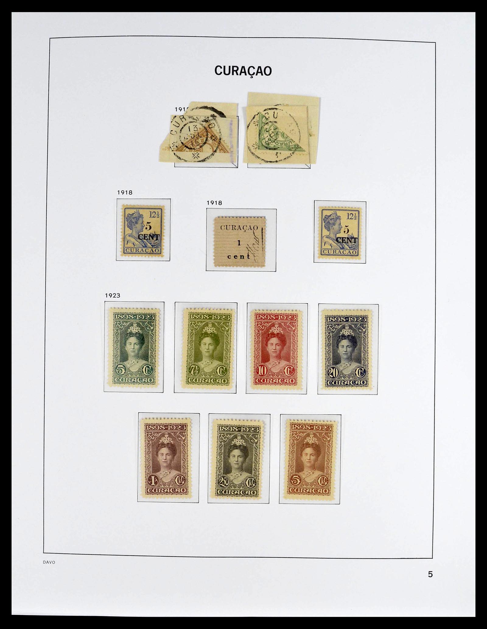 39360 0005 - Postzegelverzameling 39360 Curaçao/Antillen compleet 1873-2013.