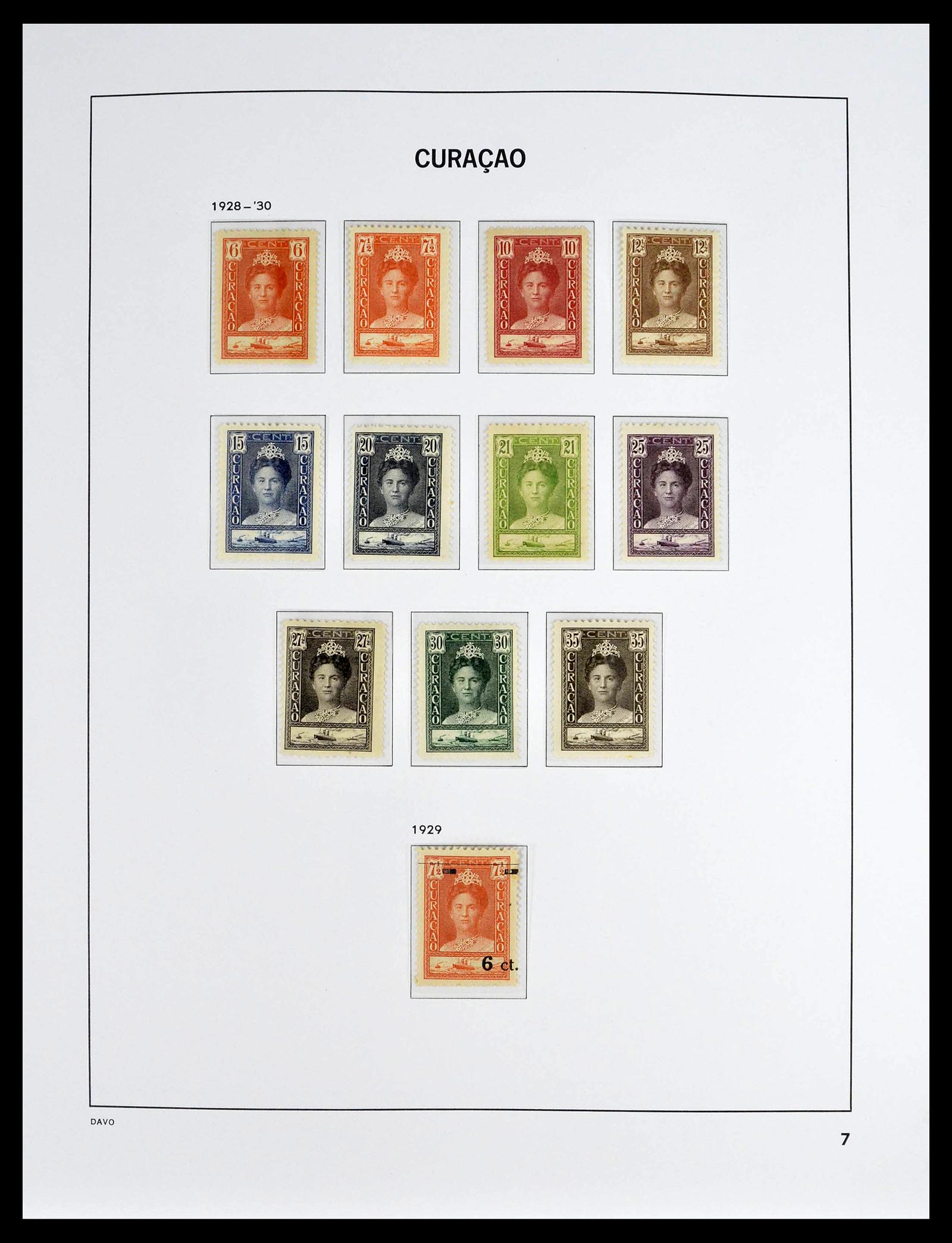 39360 0007 - Postzegelverzameling 39360 Curaçao/Antillen compleet 1873-2013.
