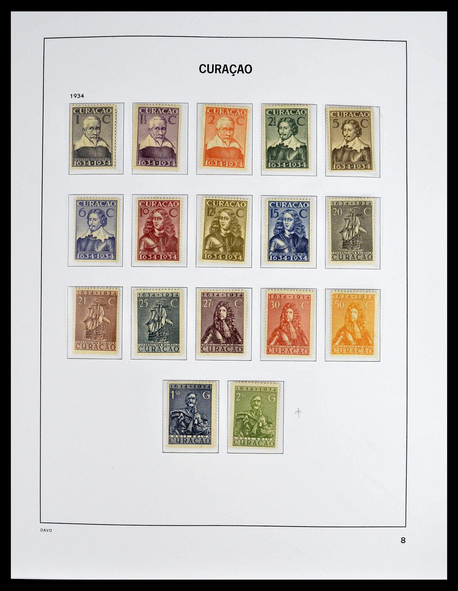 39360 0008 - Postzegelverzameling 39360 Curaçao/Antillen compleet 1873-2013.