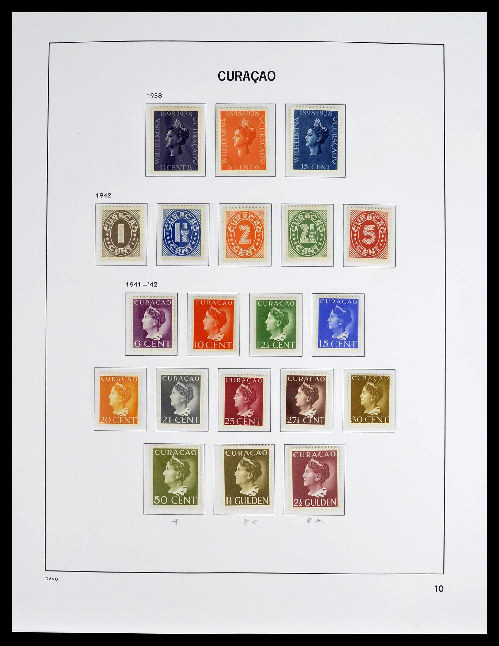 39360 0010 - Postzegelverzameling 39360 Curaçao/Antillen compleet 1873-2013.